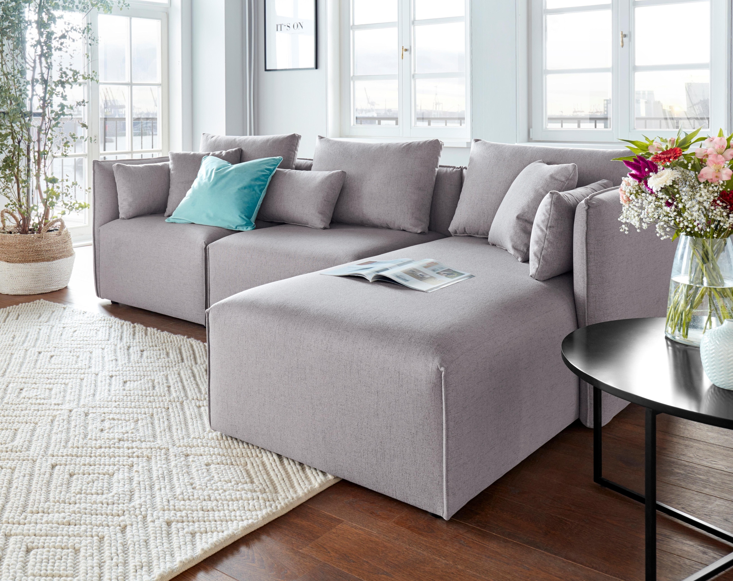 andas Sofa-Eckelement »Nöre«, Modul - zum Zusammenstellen; in vielen Bezugsqualitäten und Farben