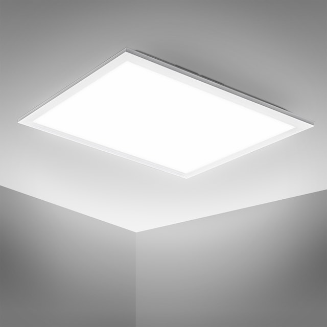 B.K.Licht LED Deckenleuchte »BK_DP1325 LED Panel, Weiß, 29,5 x 29,5 cm,  4.000K neutralweißes Licht«, 1 flammig-flammig, Deckenlampe 5,5 cm flach,  12W, 1.300lm online kaufen | mit 3 Jahren XXL Garantie
