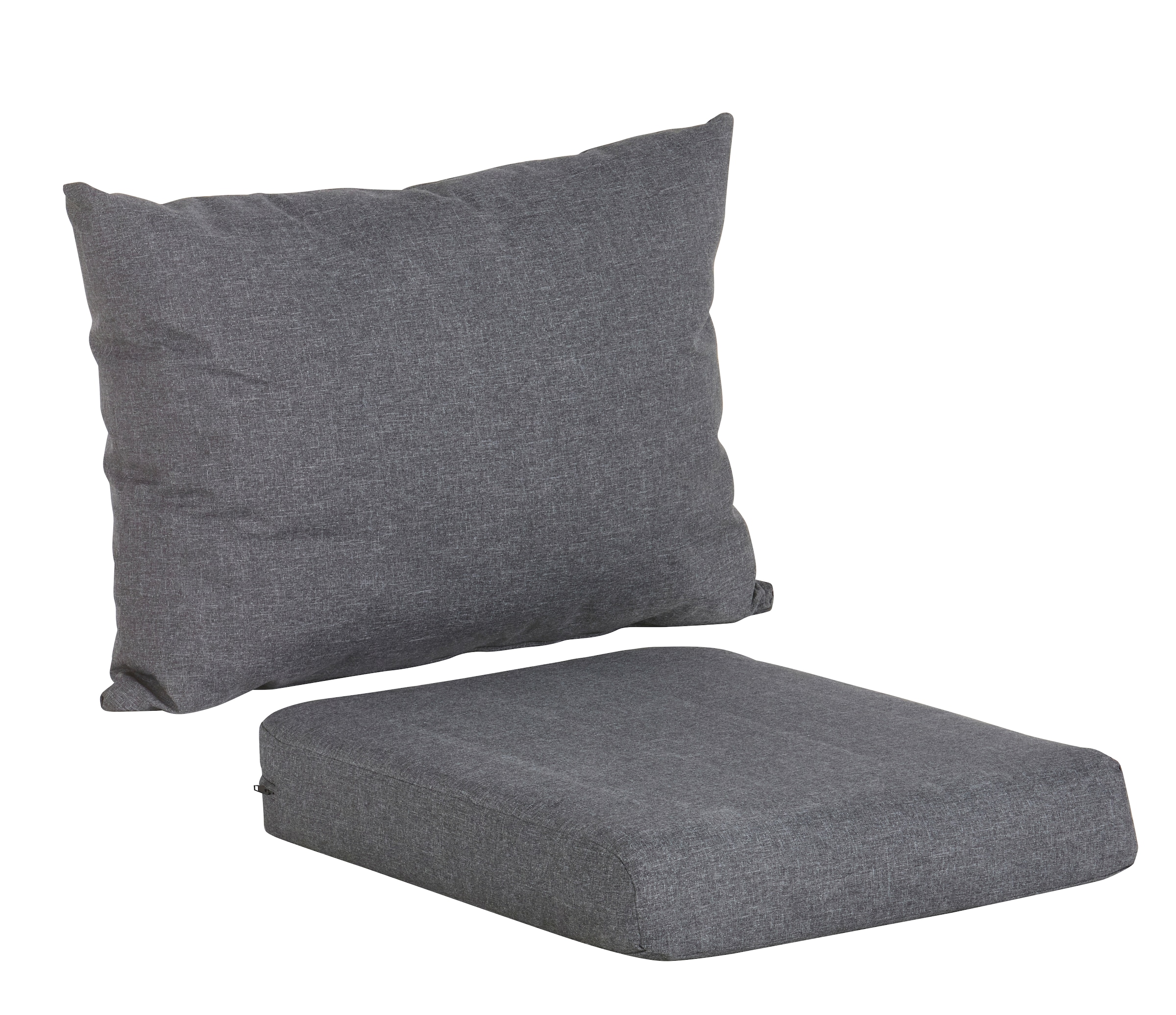 KONIFERA Gartenlounge-Set »Paros«, (4 tlg.), mit Seilgeflecht in schwarz