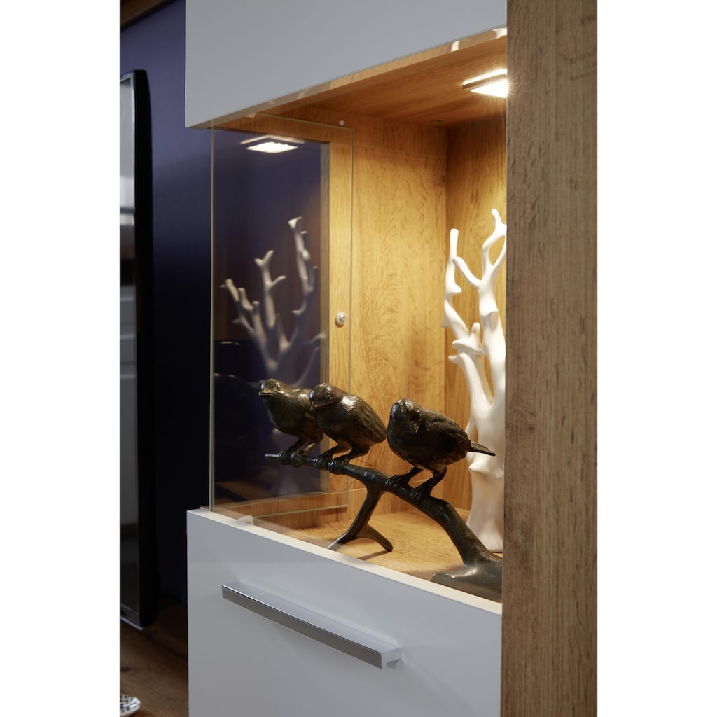 INOSIGN Wohnwand »Gwendolyn«, (Set, 4 St.), pflegeleichtes Design, Beleuchtung optional, vielseitig kombinierbar
