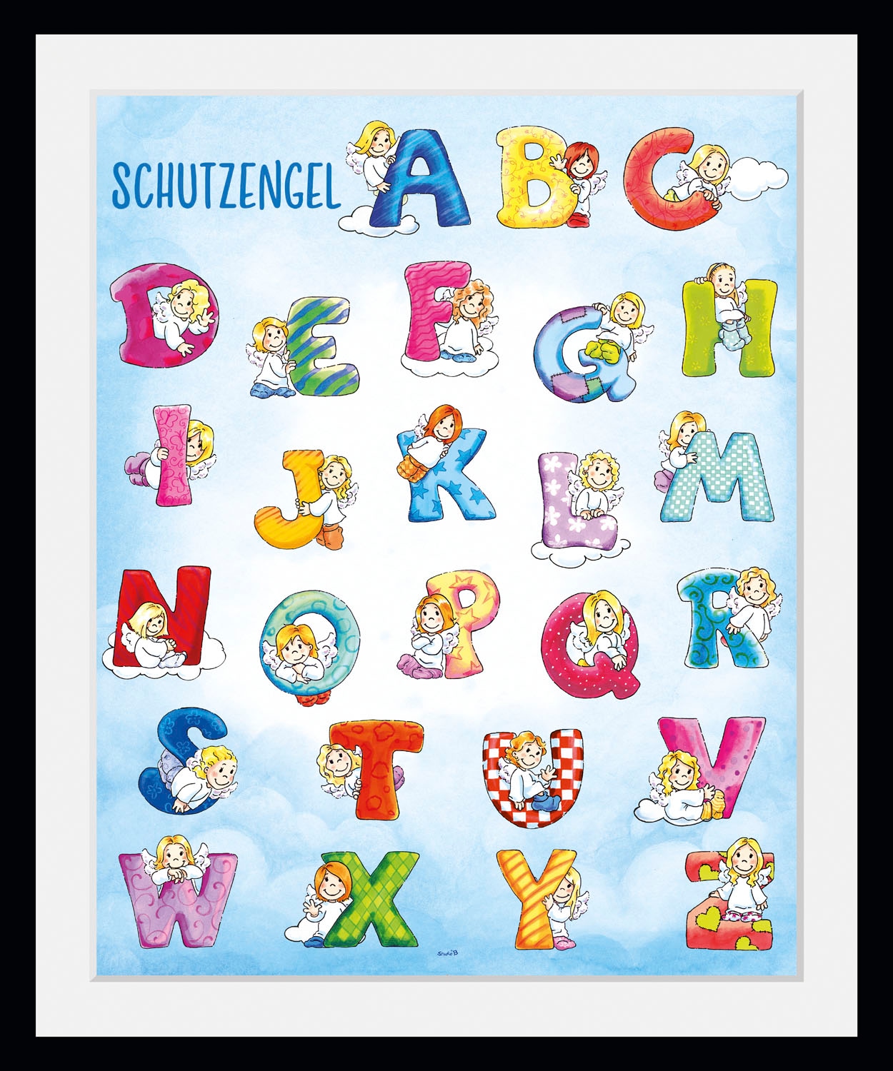 queence Bild »Schutzengel ABC«, Buchstaben, (1 St.)