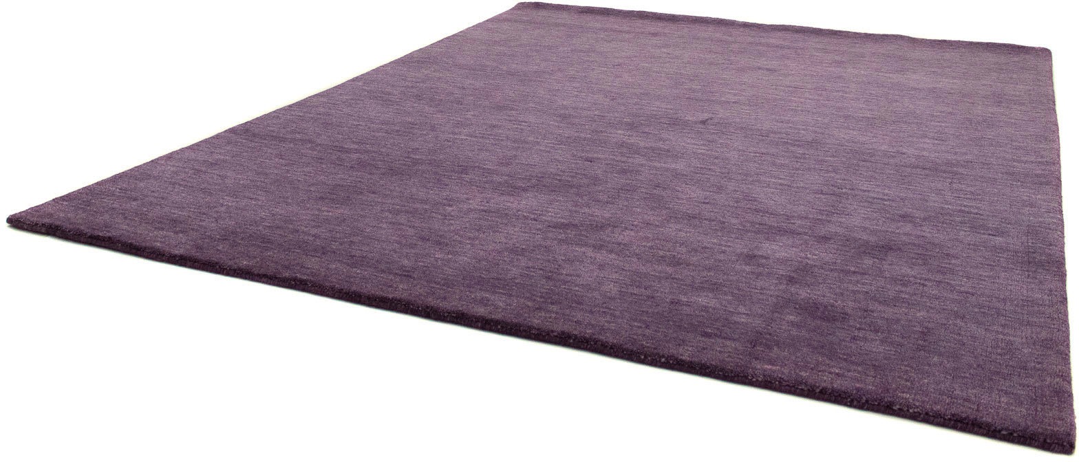 morgenland Wollteppich »Uni - Gabbeh Teppich - Softy«, rechteckig, 1,6 mm Höhe, Gabbeh Optik, Uni Farben, reine Wolle, sehr weicher Flor, Wohnzimmer