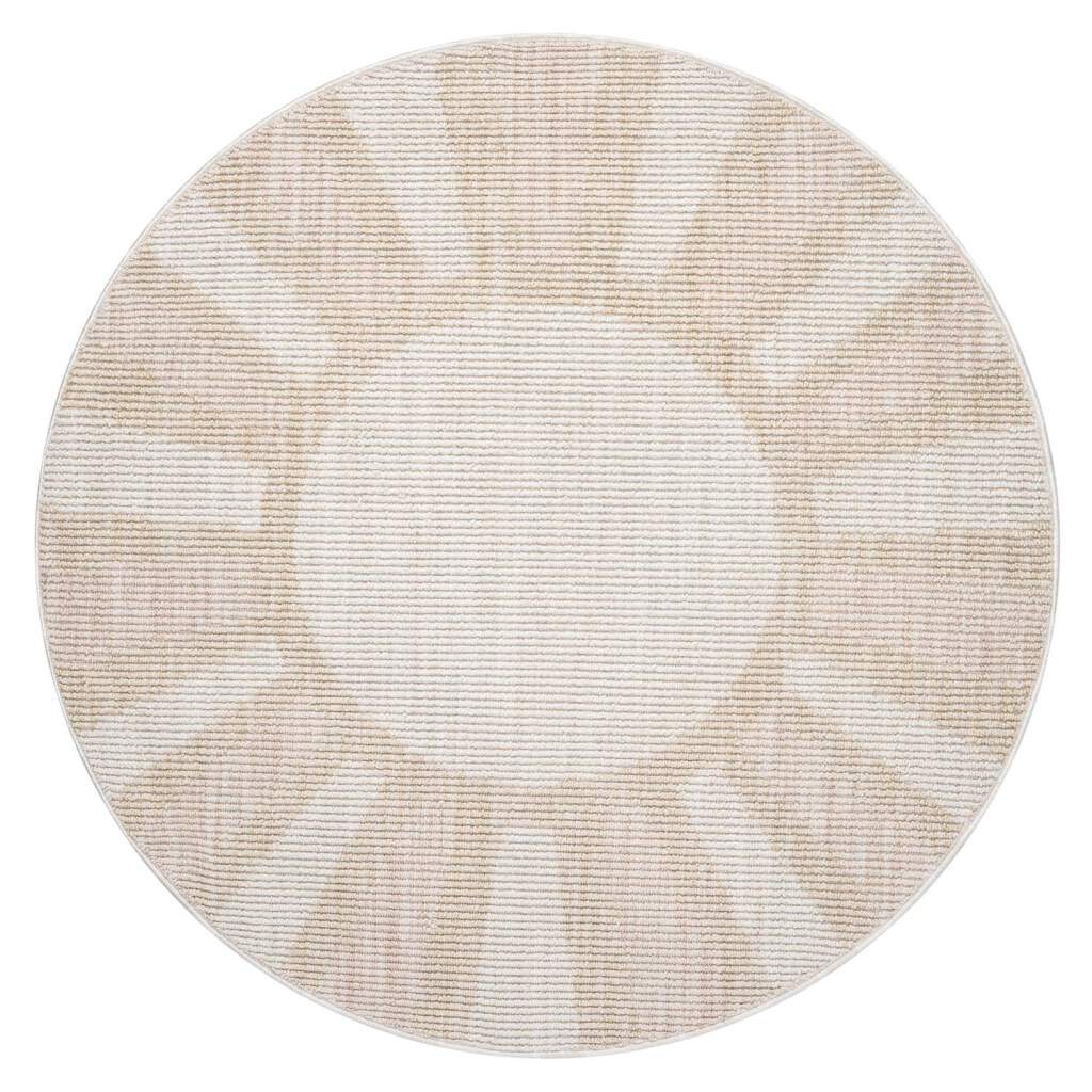 Carpet City Teppich »CLASICO 9152«, rund, 11 mm Höhe, Kurzflor, Hochtief-Muster, Boho, Wohnzimmer