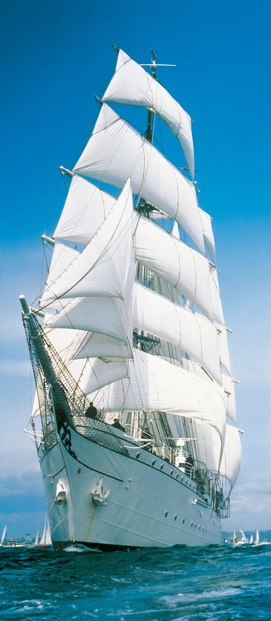 Fototapete »Fototapete - Sailing Boat - Größe 86 x 220 cm«, bedruckt