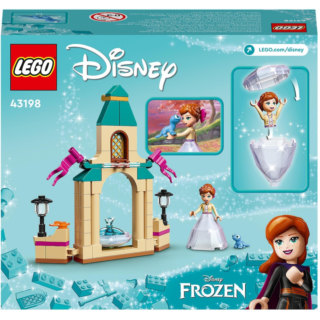 LEGO® Konstruktionsspielsteine »Annas Schlosshof (43198), LEGO® Disney«, (74 St.)