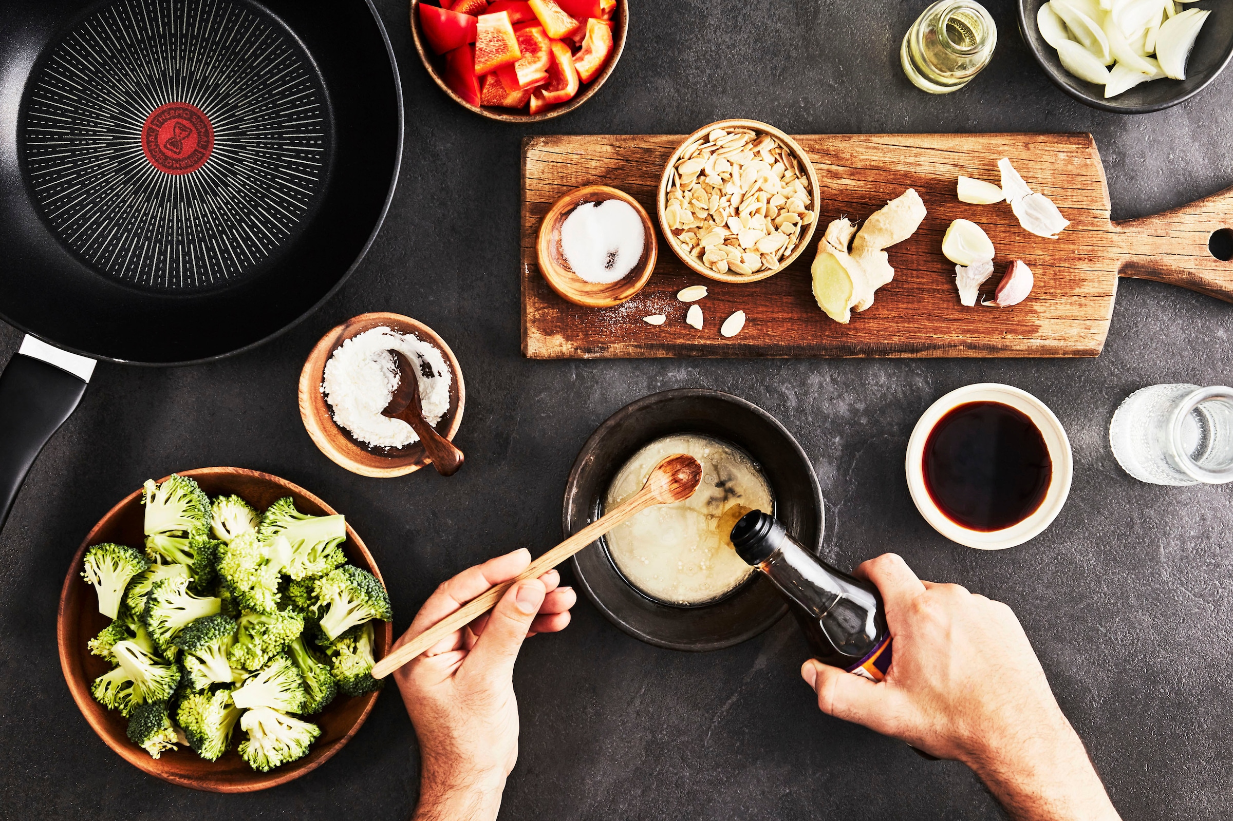 Tefal Wok »Unlimited«, Aluminium, kratzfest, Induktion, Temperaturanzeiger, Made In France, Ø 28 cm