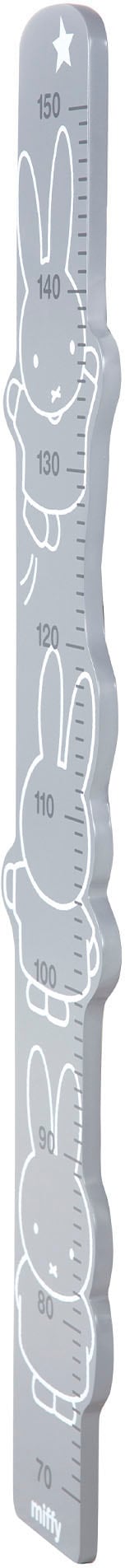 roba® Messlatte »miffy®, grau« Skala von 70 cm bis 150 cm