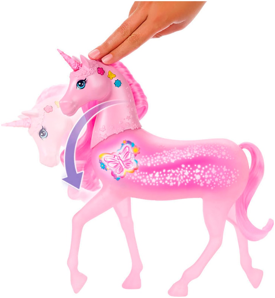 Barbie Spielfigur »Magisches Zaubereinhorn«, mit Licht und Sound