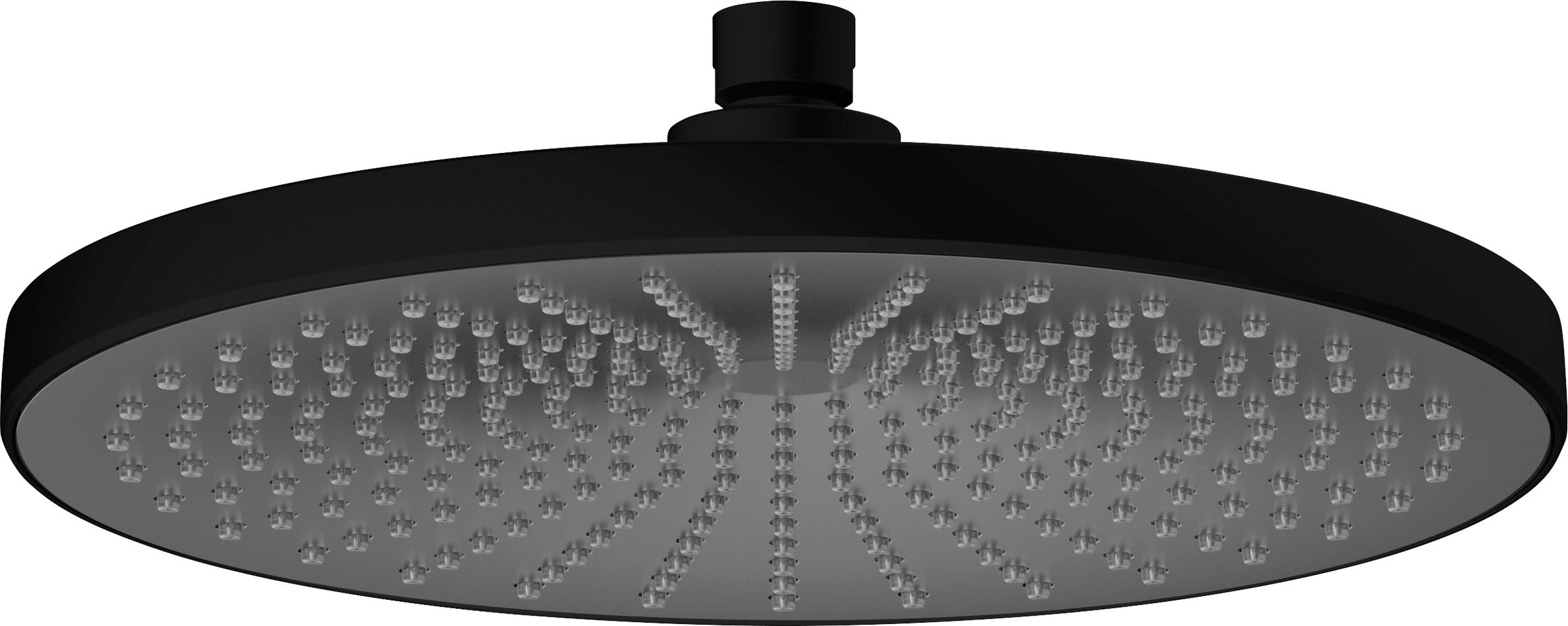 WENKO Regenduschkopf »Ultimate Shower«, (1 tlg.), Schwarz/Grau, Ø 25 cm