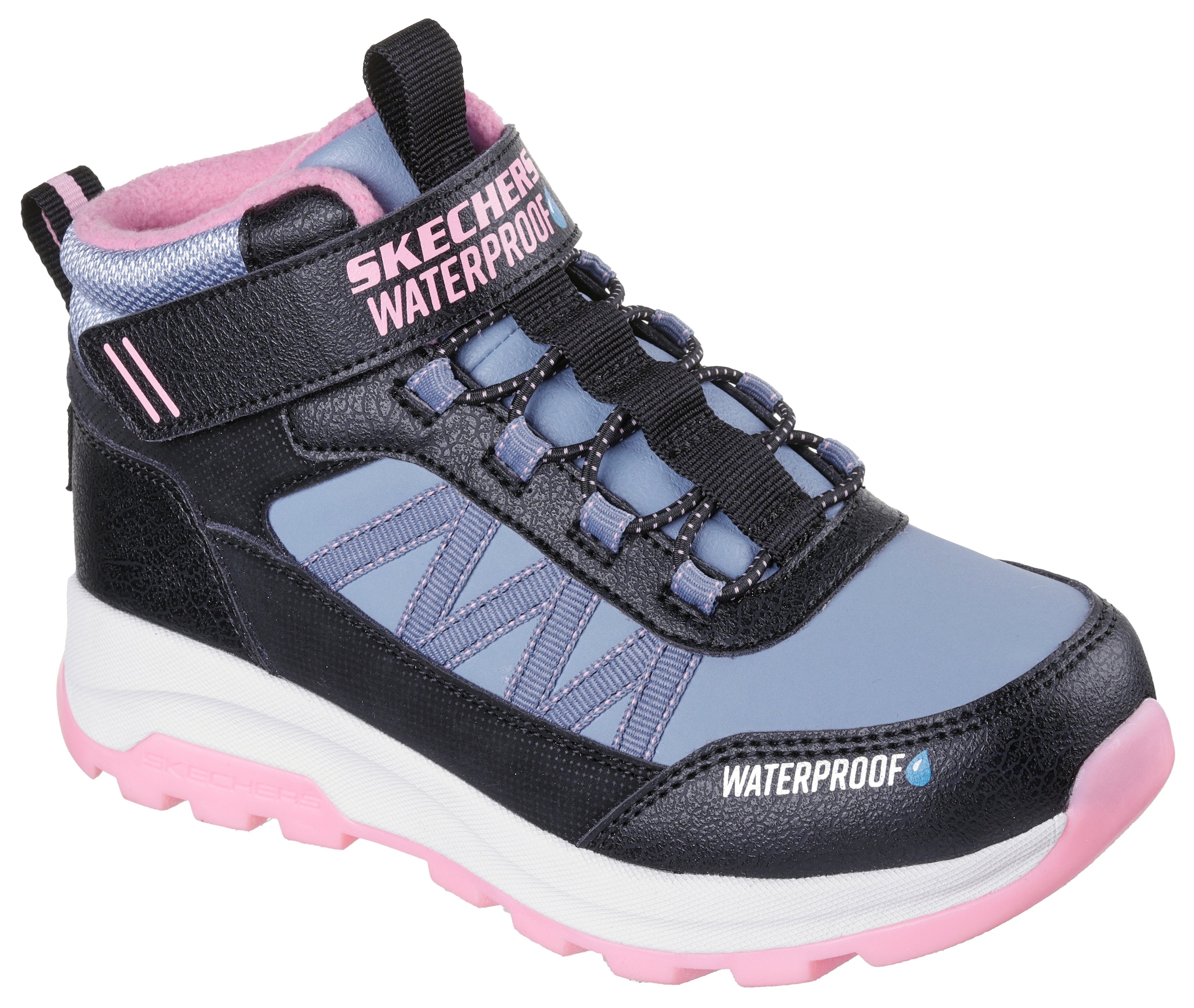 Skechers Klettstiefel »STORM BLAZER«  Winterboots, wasserabweisend, Größenschablone zum Download