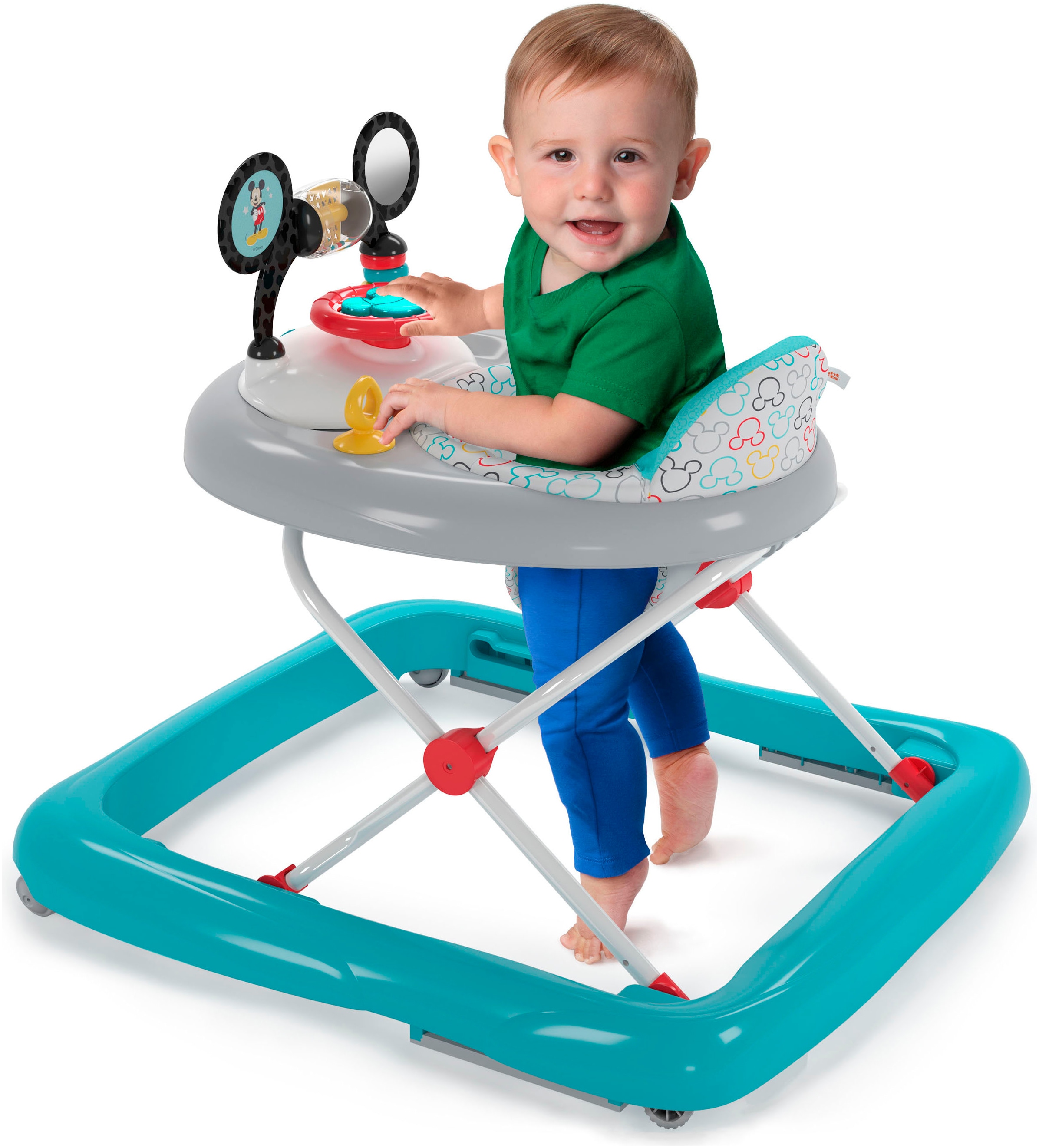 Bright Starts Lauflernhilfe »MICKEY MOUSE Tiny Trek™ Walker, Original Bestie™, 2-in-1 Walker«, mit Licht und Sound