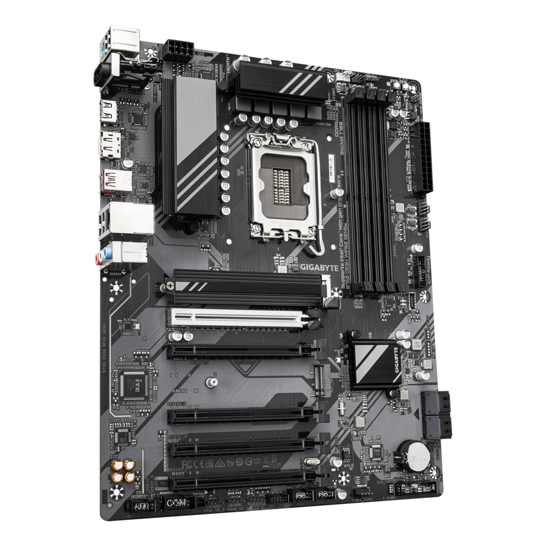 Gigabyte Mainboard »B760 DS3H WIFI6E GEN5 Mainboard – Unterstützt Intel Core Prozessoren d«