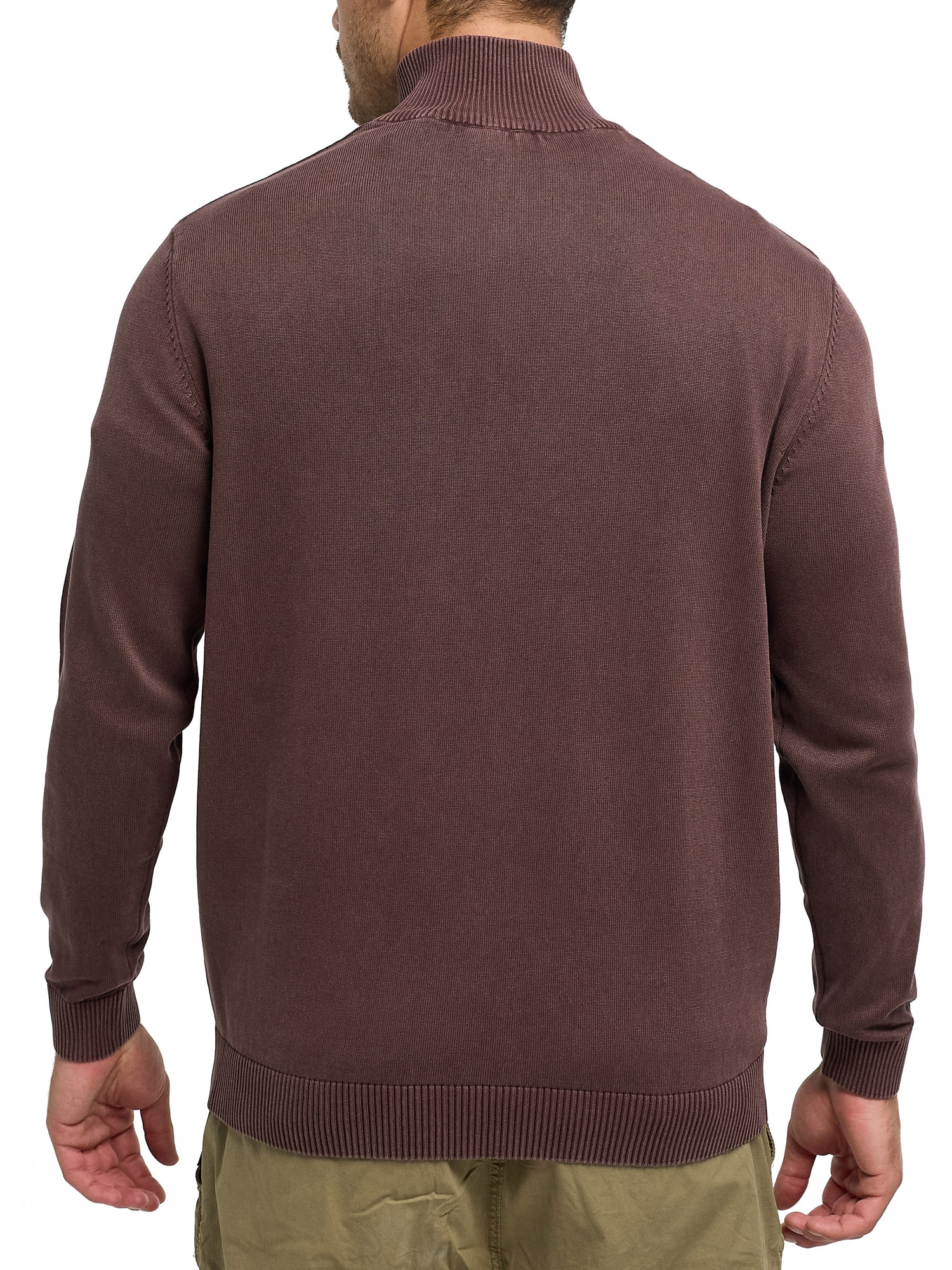 Indicode Troyer »INArkmill ½ zip« Baumwolle, regular fit