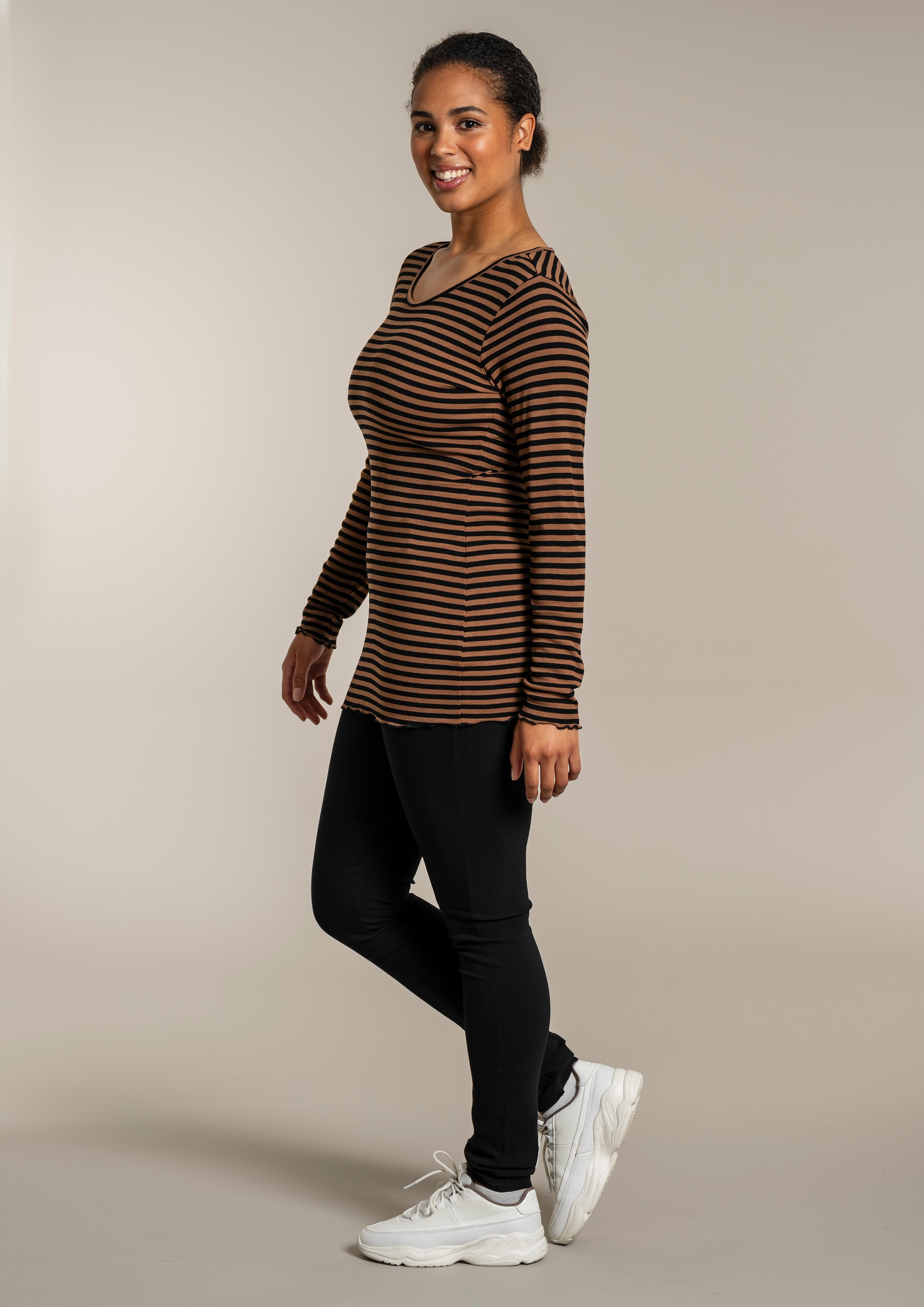 SANDGAARD Langarmshirt »SG147«, mit Streifenmuster
