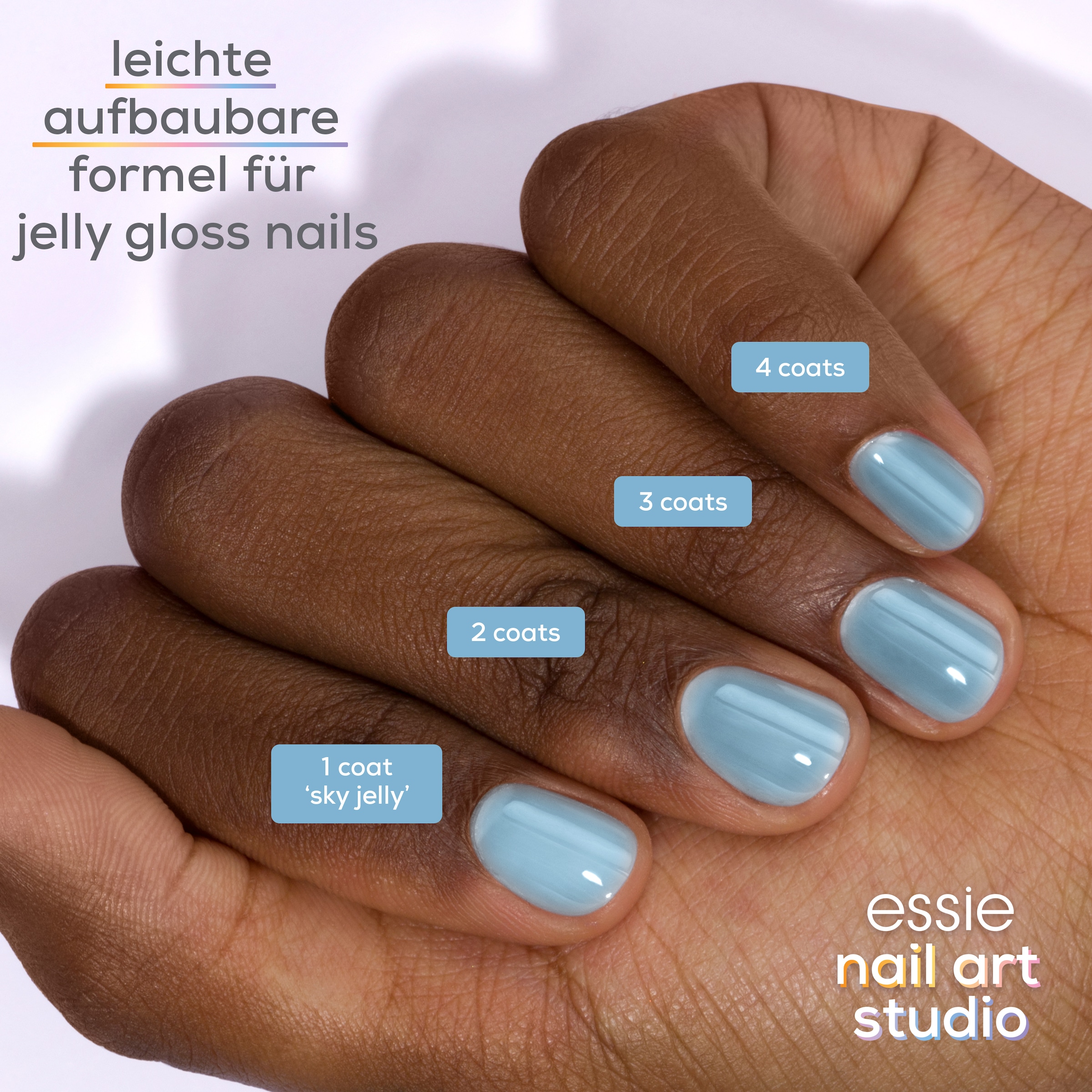 essie Nagellack »Essie jelly gloss Nagellack«, mit natürlichen Inhaltsstoffen