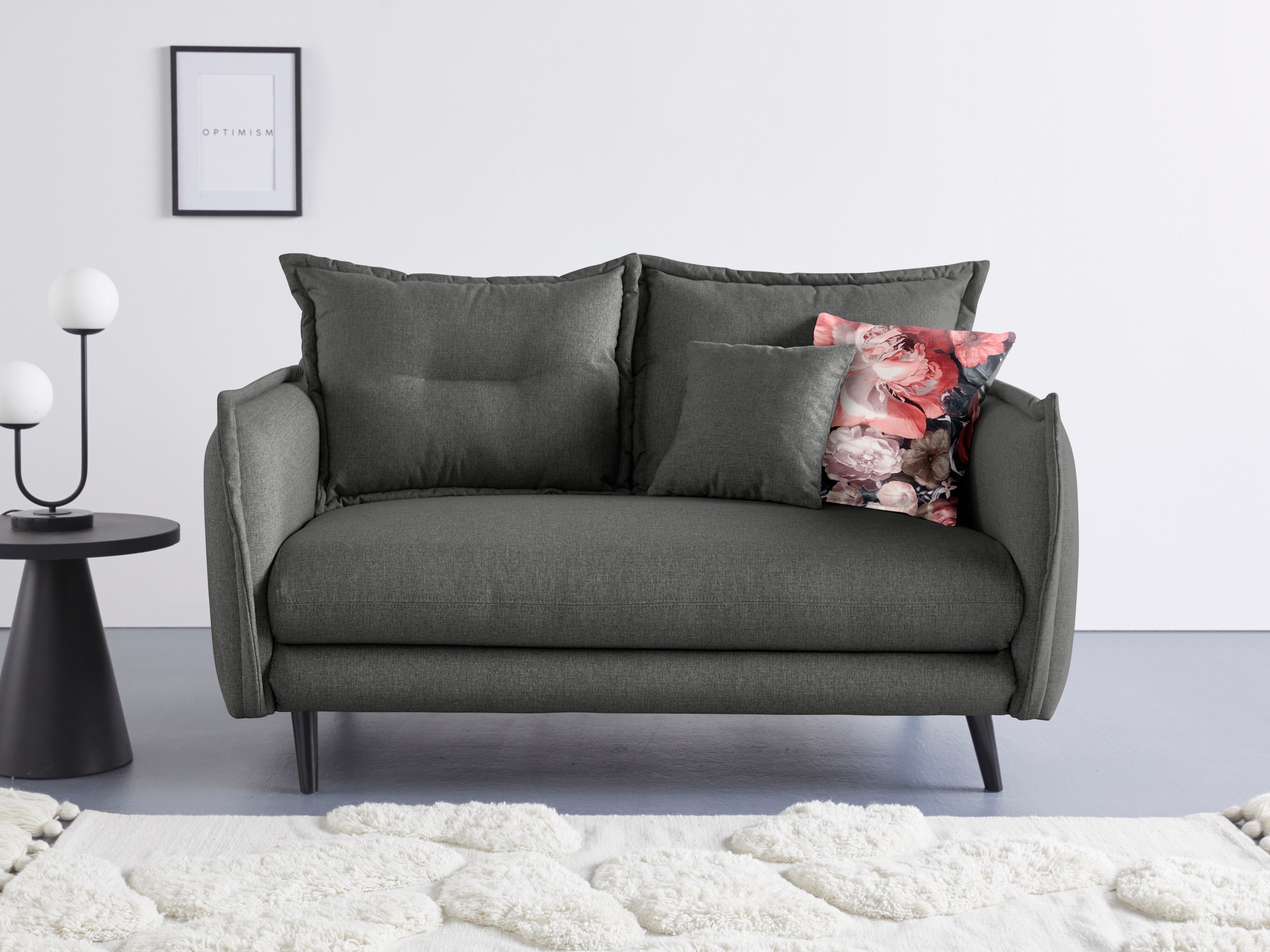 Home affaire 2-Sitzer »Lazio« inklusive 1 Stk. Wende- und 1 Stk. Zierkissen