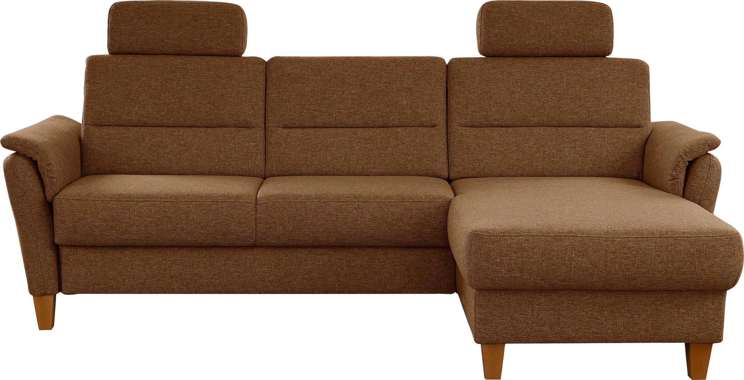 Home affaire Ecksofa »Palmera L-Form, B: 244 cm«, optional Bettfunktion & Bettkasten, Federkern