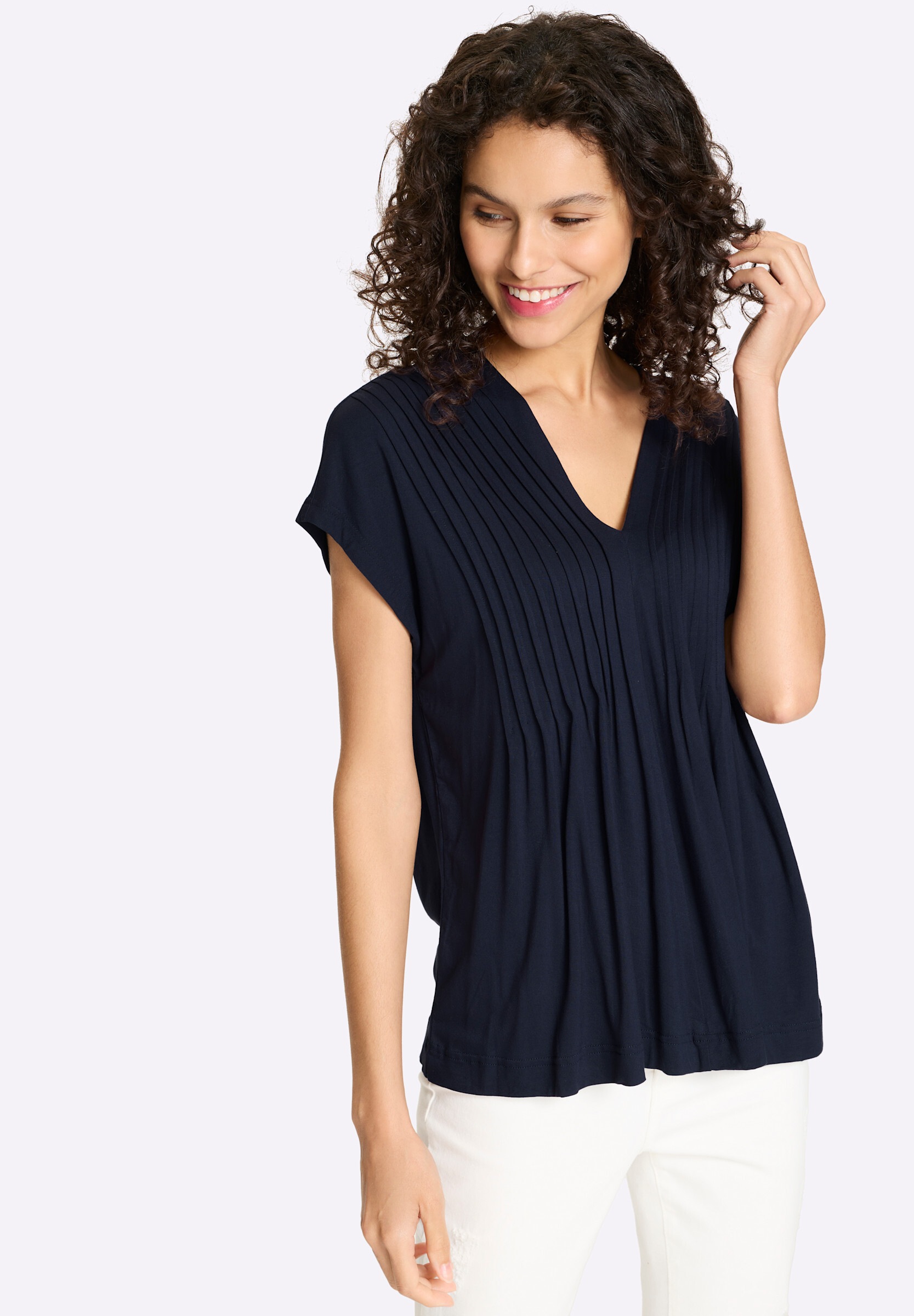 heine T-Shirt »Shirt Shirt mit Biesen«
