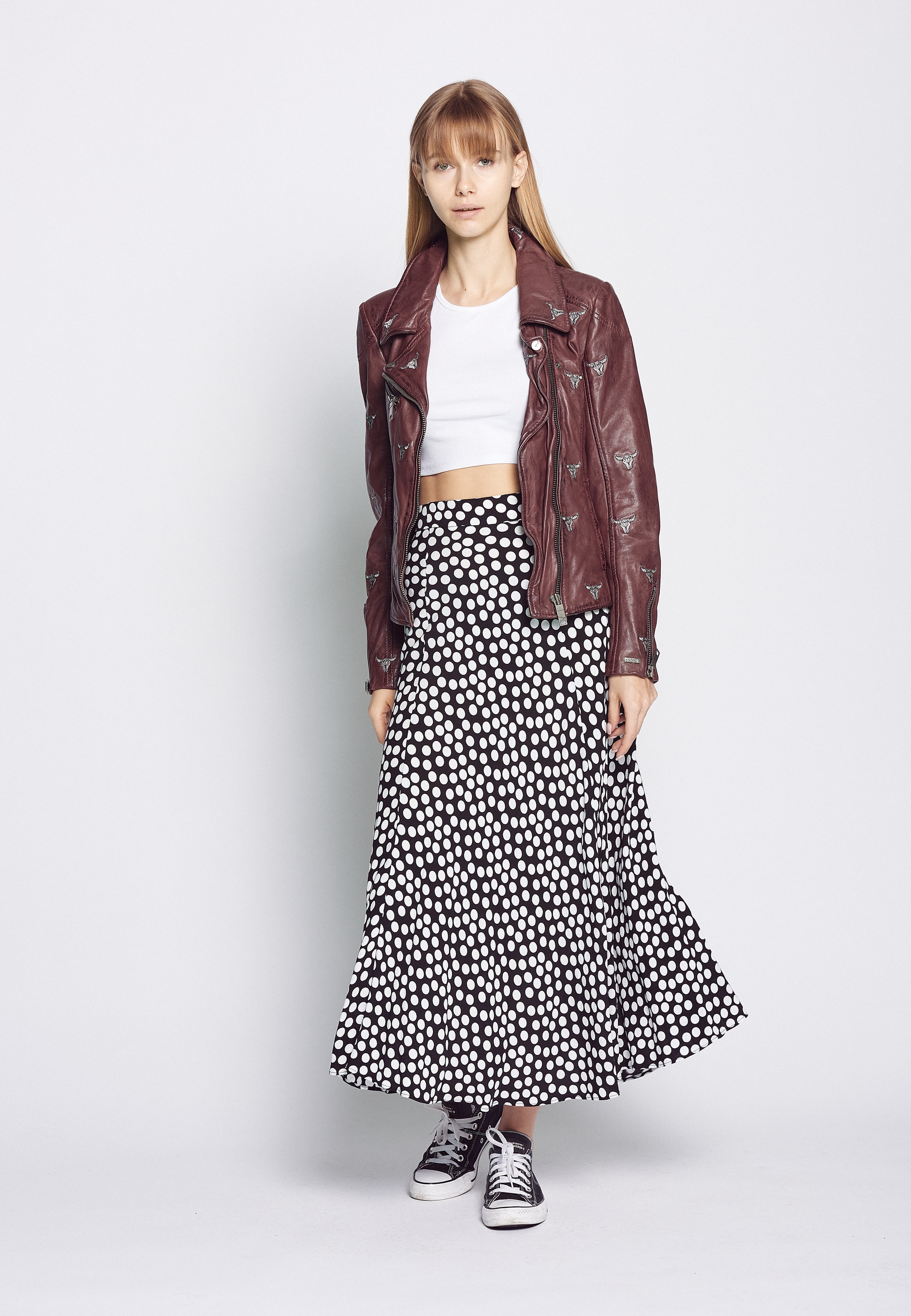 Maze Bikerjacke »Lederjacke Vegas«