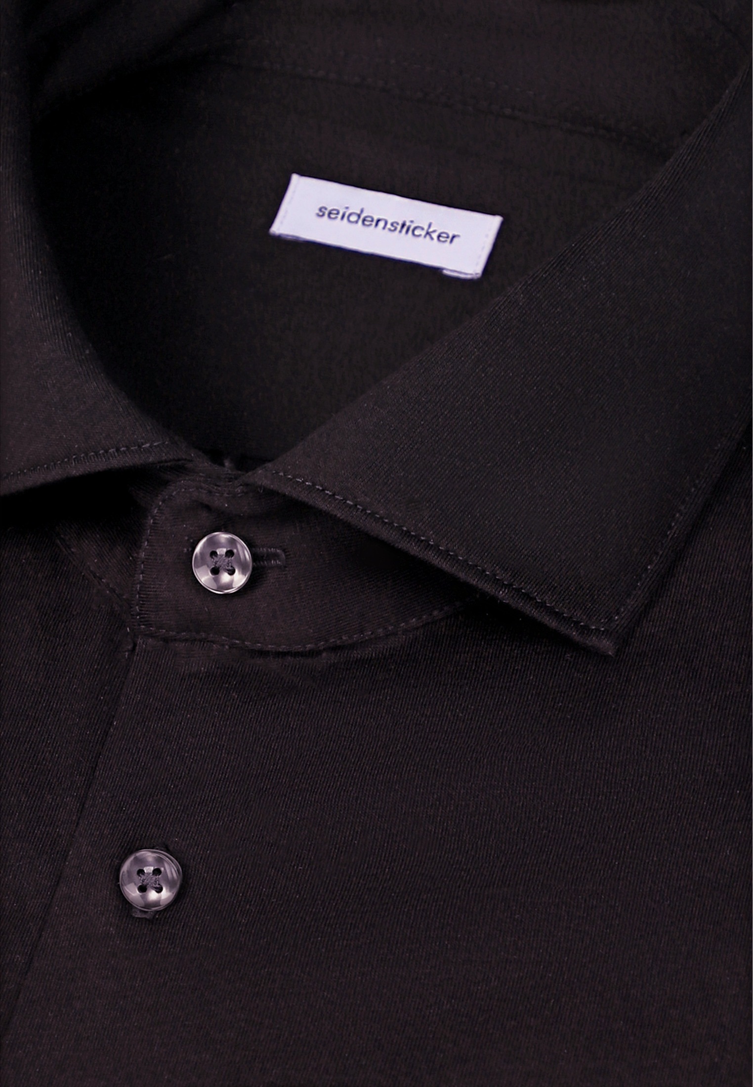 seidensticker Businesshemd »Schwarze Rose« Slim 1/1 Extra lang Kentkragen Uni