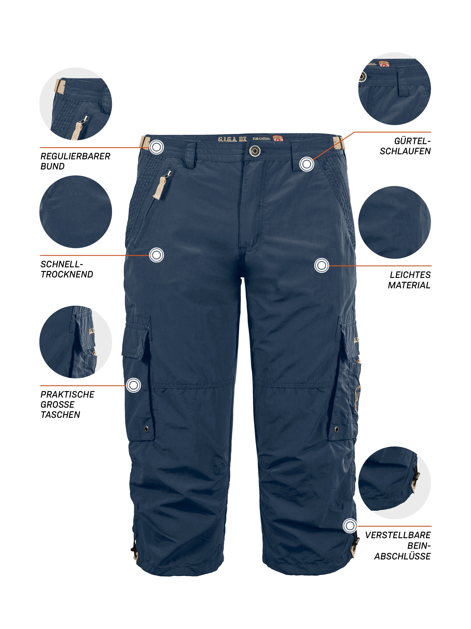 exxtasy herren outdoor 3 4 hose excel