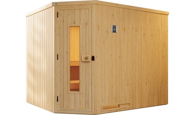 weka Sauna »Varberg«, (Set), 7,5 kW Bio-Ofen mit digitaler Steuerung kaufen