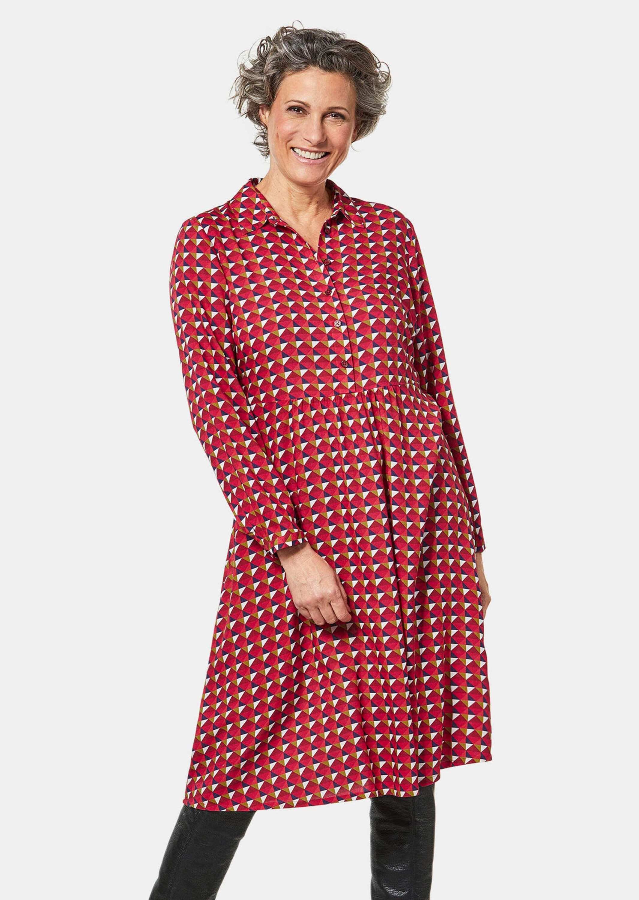 GOLDNER Druckkleid »Bequemes Freizeitkleid in modischem Druck«