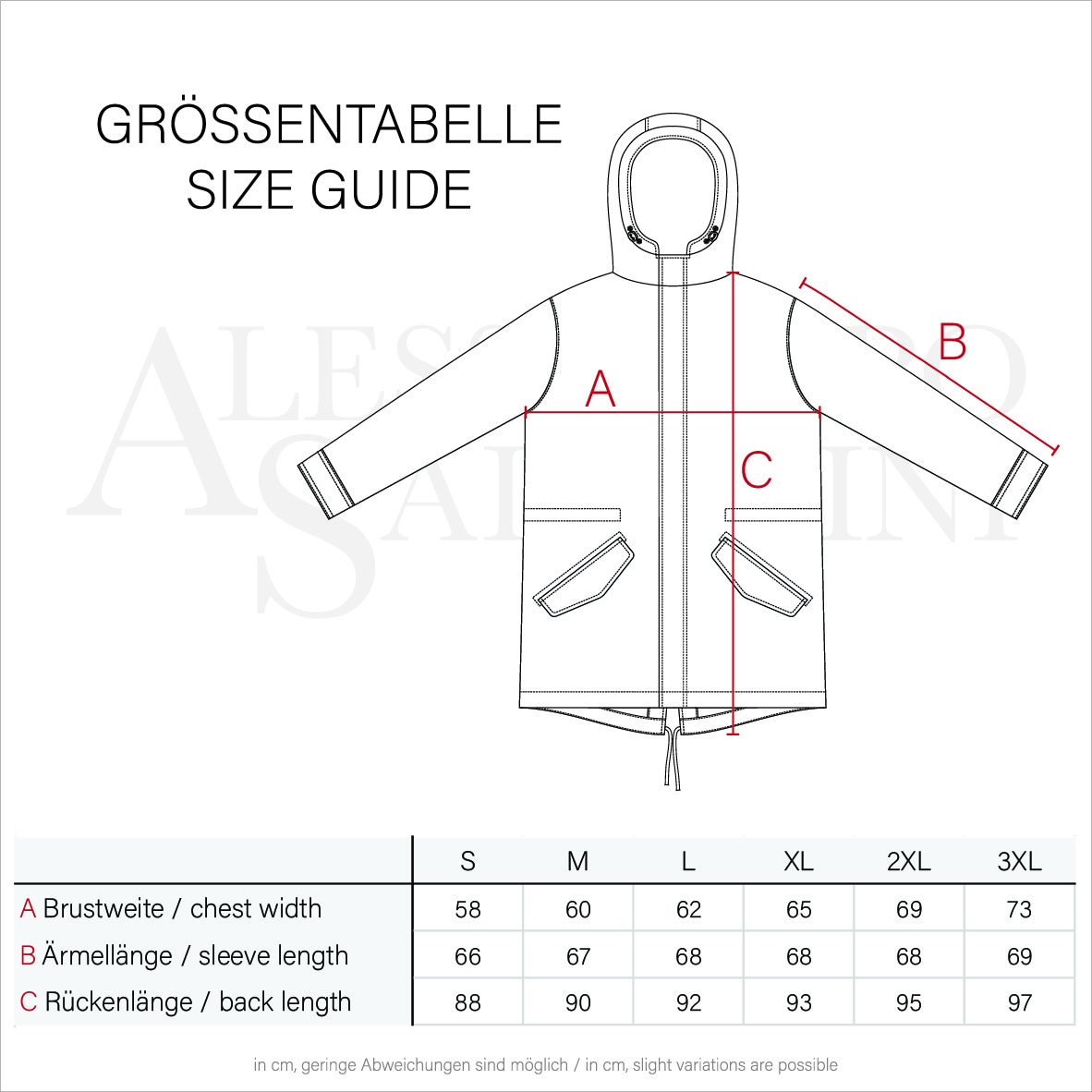 Alessandro Salvarini Winterjacke »A. Salvarini Herren Winter Parka AS138«