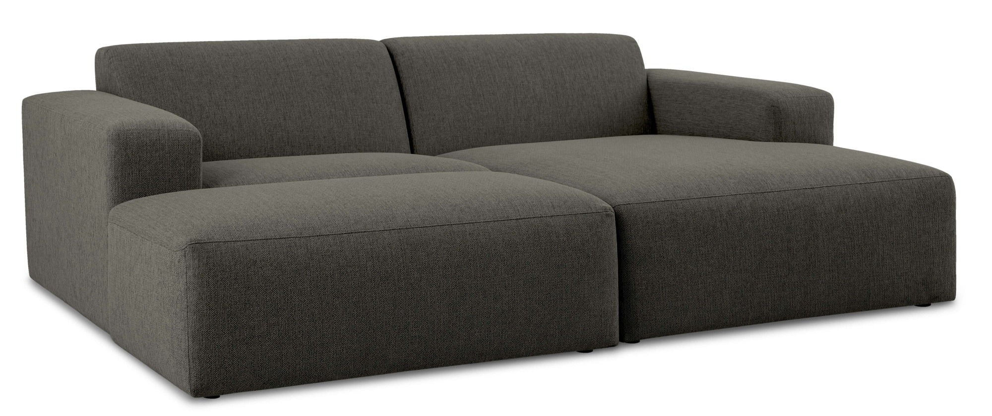 INOSIGN Ecksofa »Koa,228cm, L-Form, Modulsofa, Webstoff, Cord«, Designsofa, Set, Hocker inklusive, weicher Lounge-Sitzkomfort