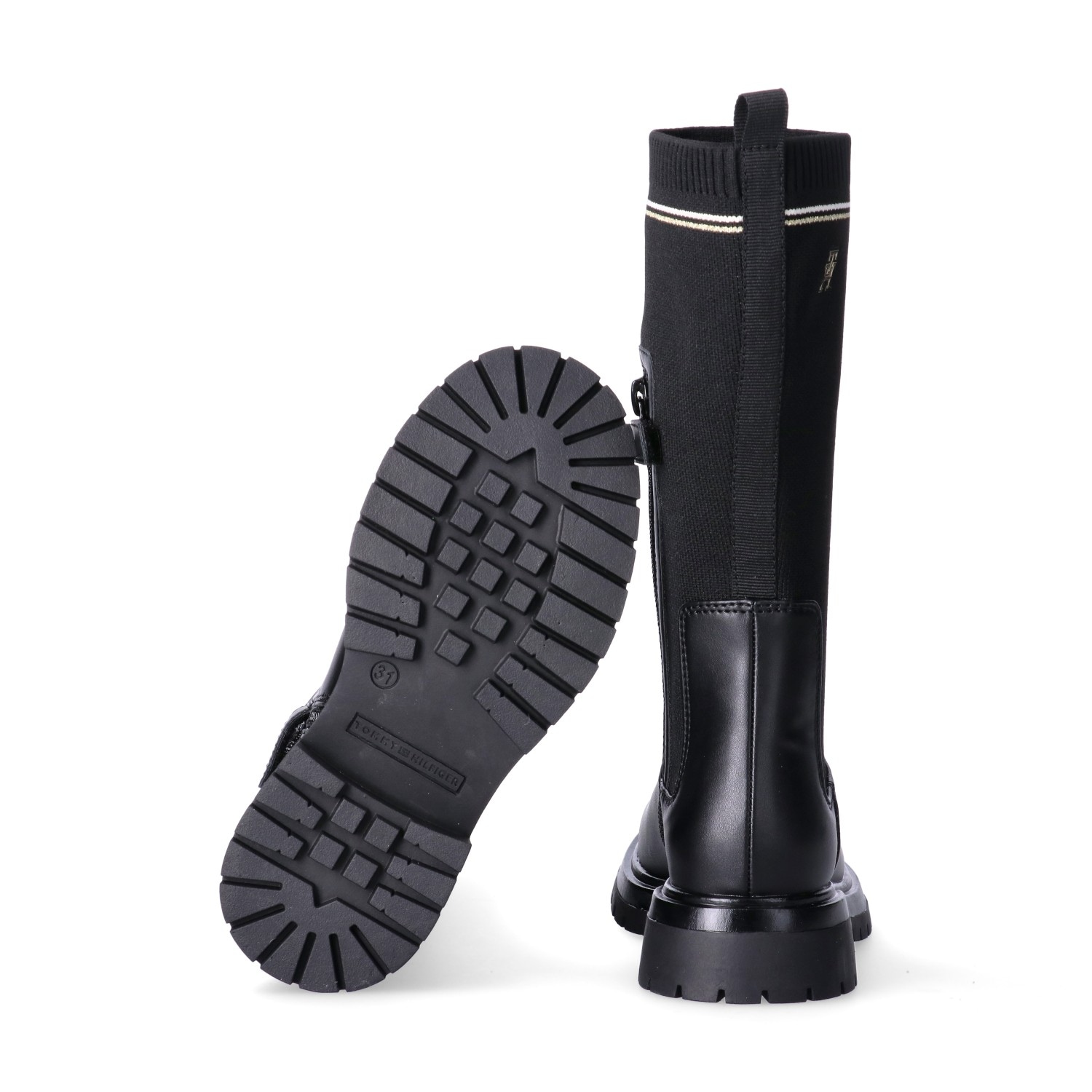 Tommy Hilfiger Stiefel  Reiterstiefel, Langschaftstiefel mit softem Textilschaft