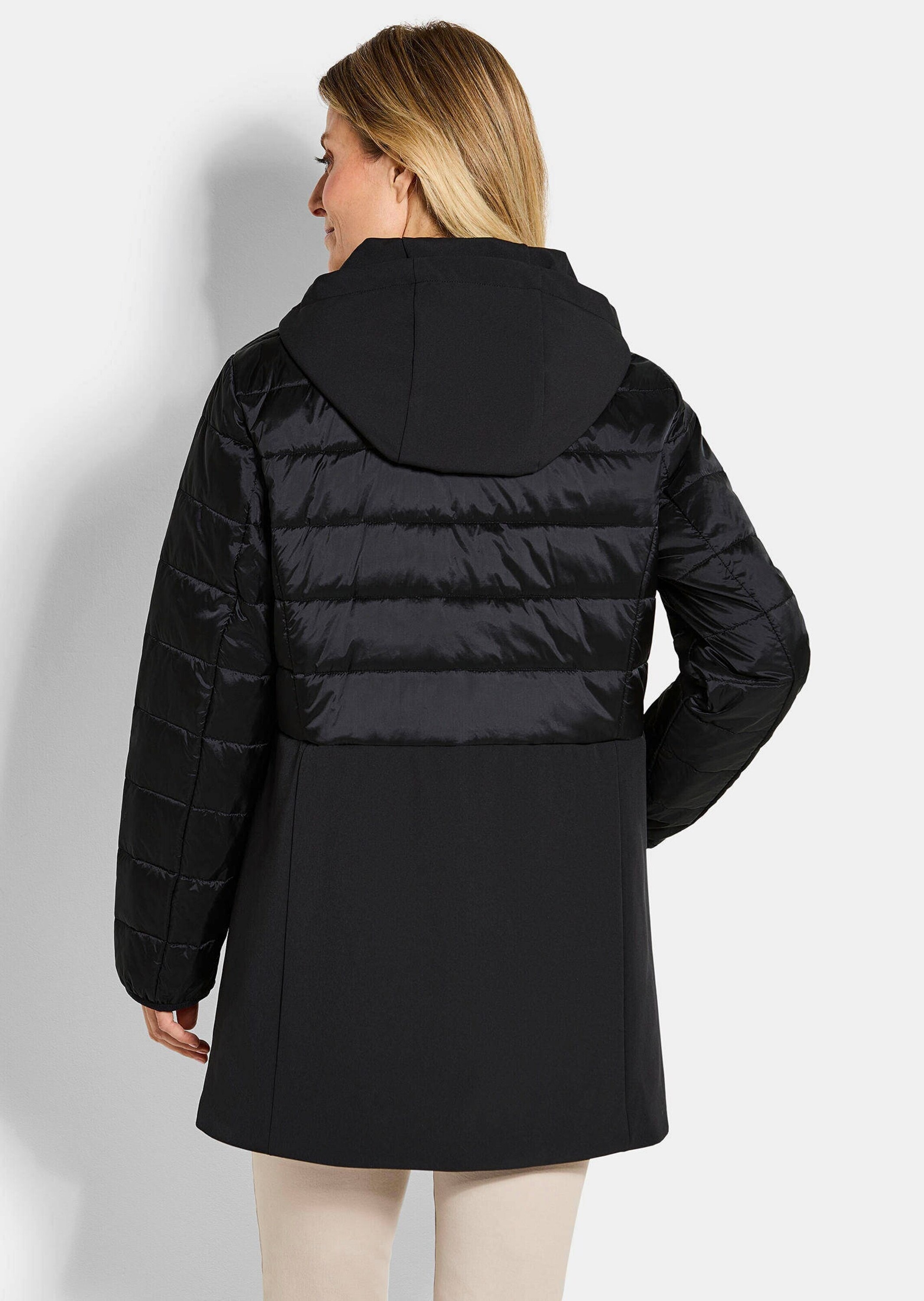 GOLDNER Langmantel »Steppmantel mit Softshell-Einsatz«