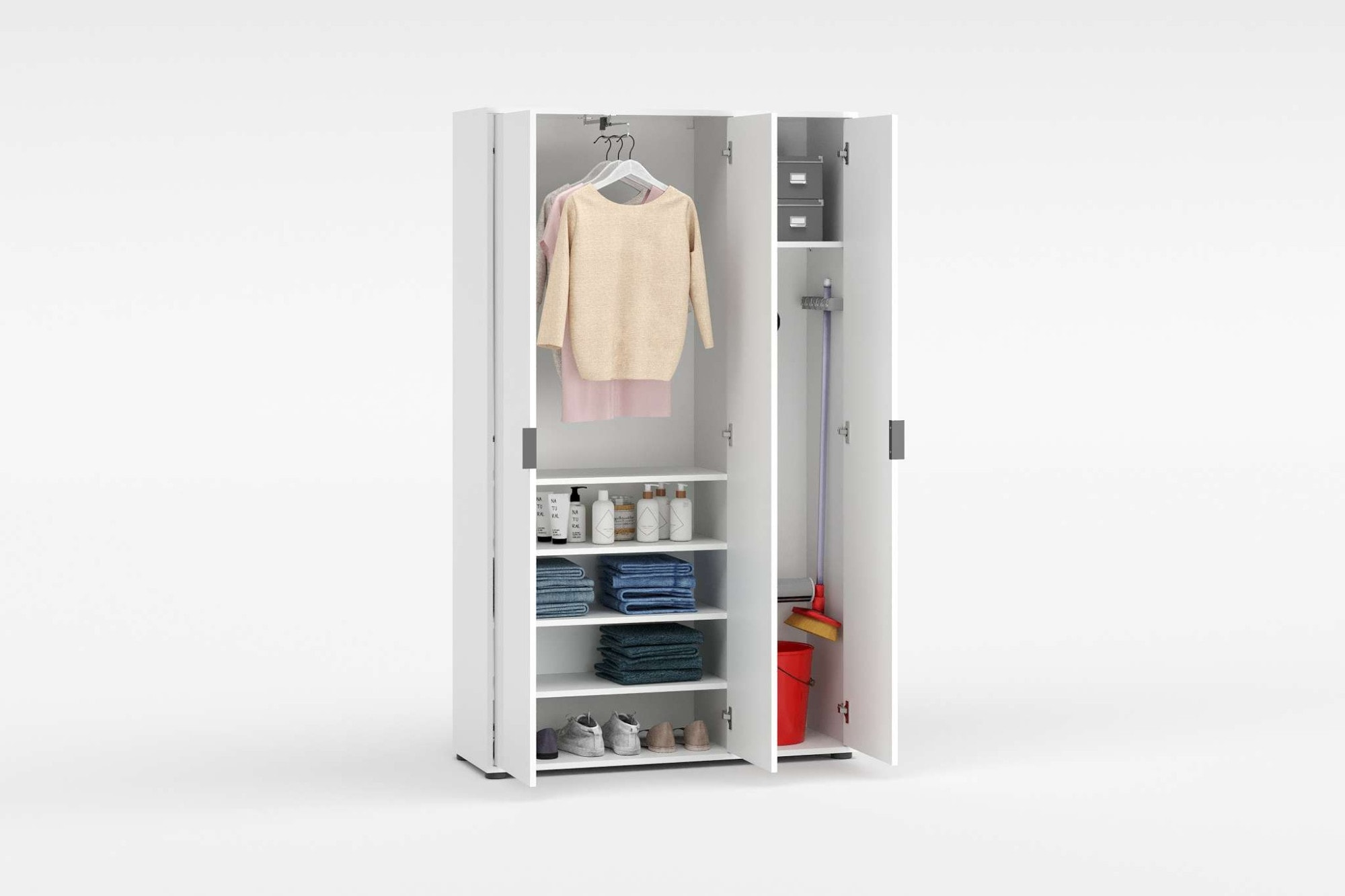 INOSIGN Mehrzweckschrank »Stauraumschrank , Breite 107 cm , Höhe 178 cm« 1 Stk. tlg.