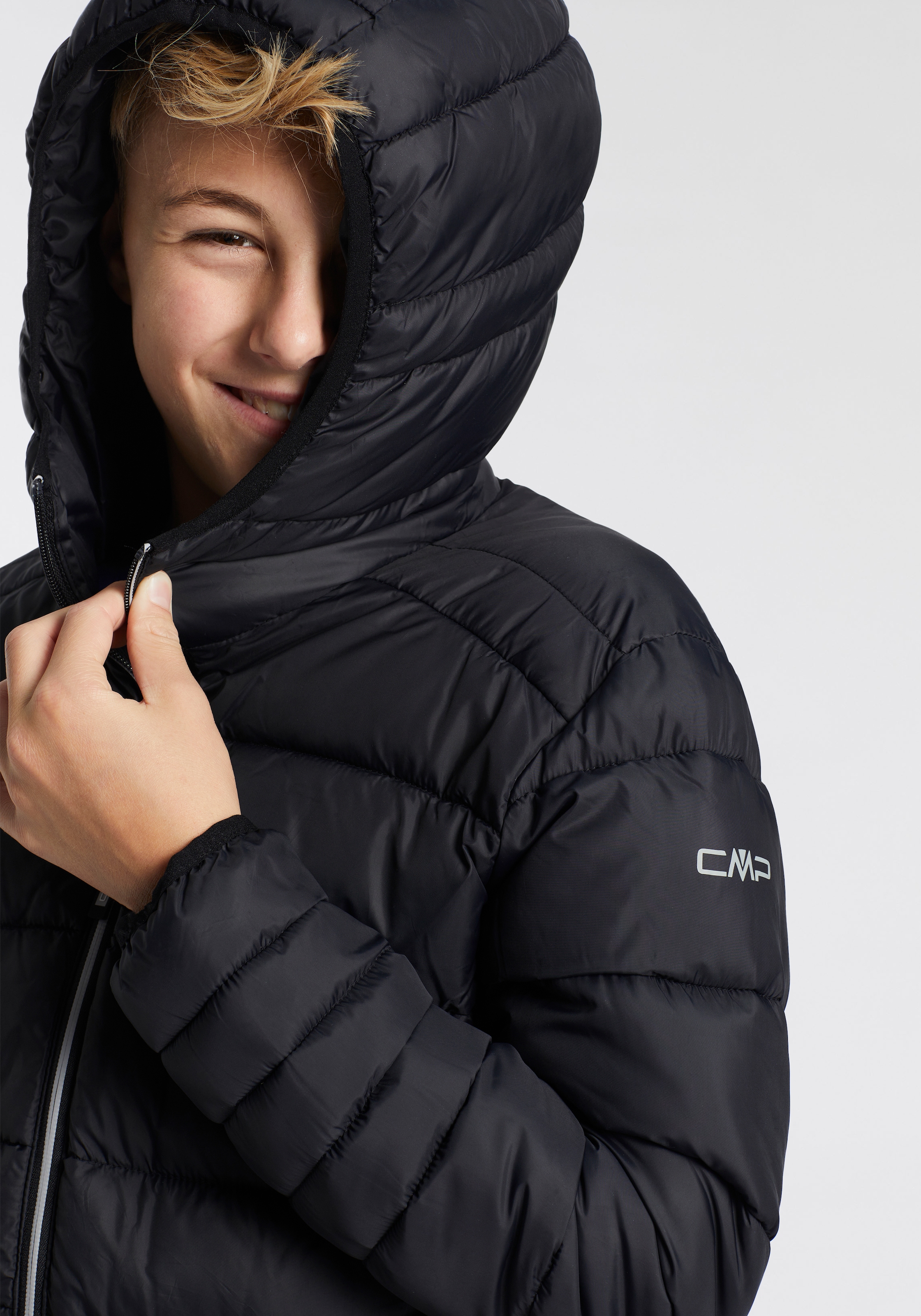 CMP Steppjacke, (1 St.), mit Kapuze, für Kinder