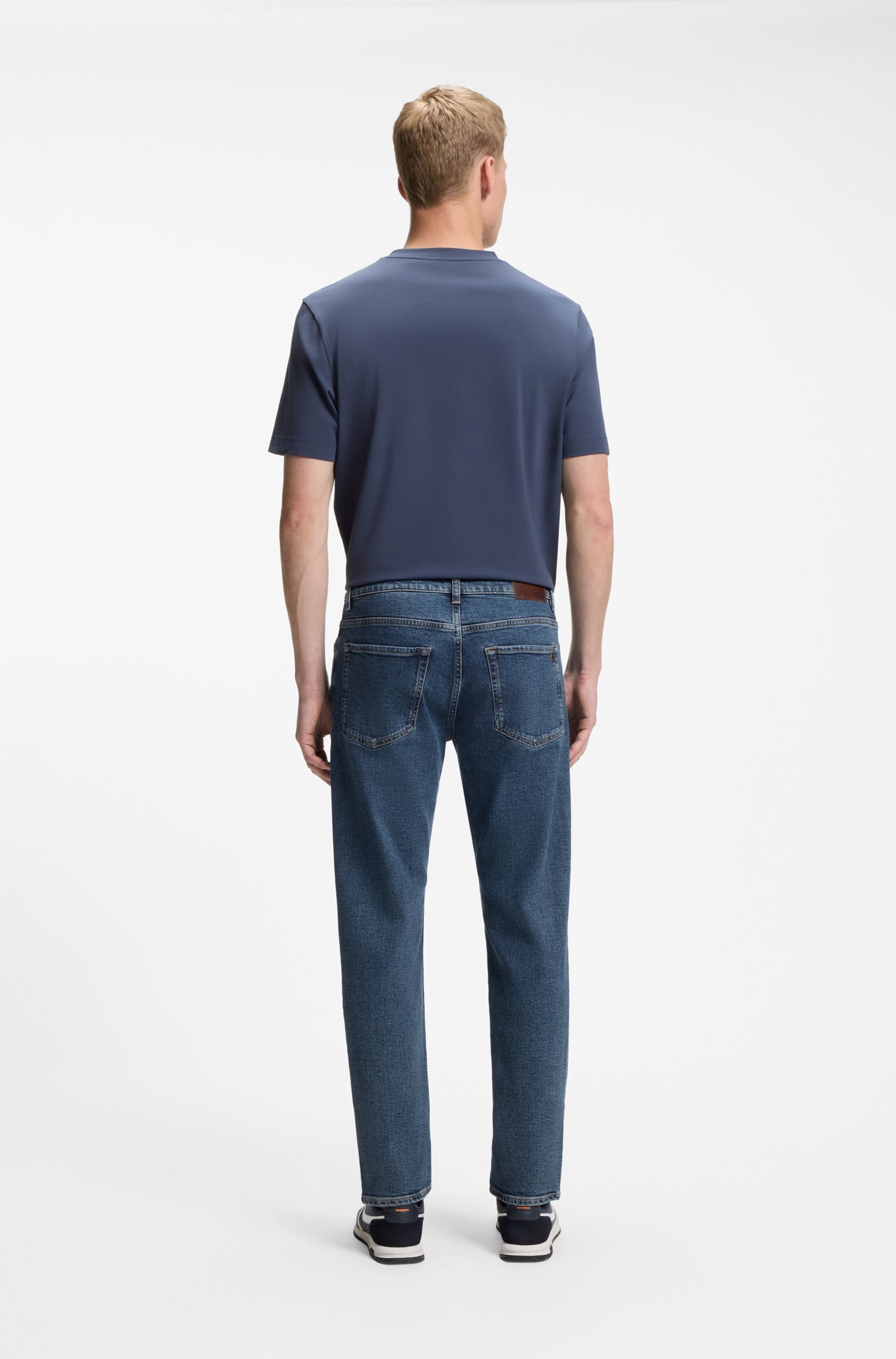 BOSS ORANGE 5-Pocket-Jeans »RE.MAINE« Regular Fit, Baumwoll-Mix, used washed