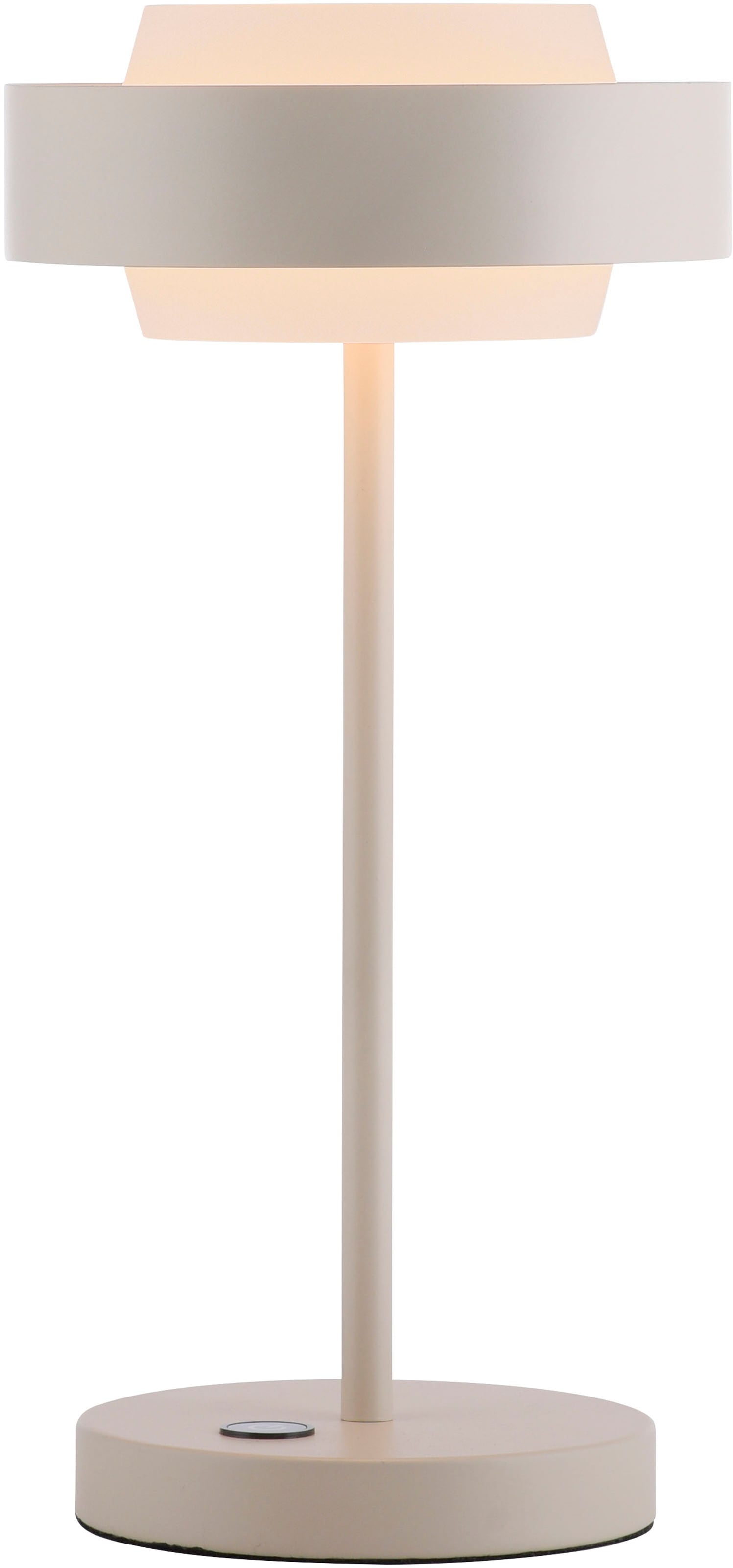 SCHÖNER WOHNEN-Kollektion LED Tischleuchte »ELMO« LED-Board 1 Stk. Warmweiß SCHÖNER WOHNEN Kollektion, Touchdimmer, Memoryfunktion