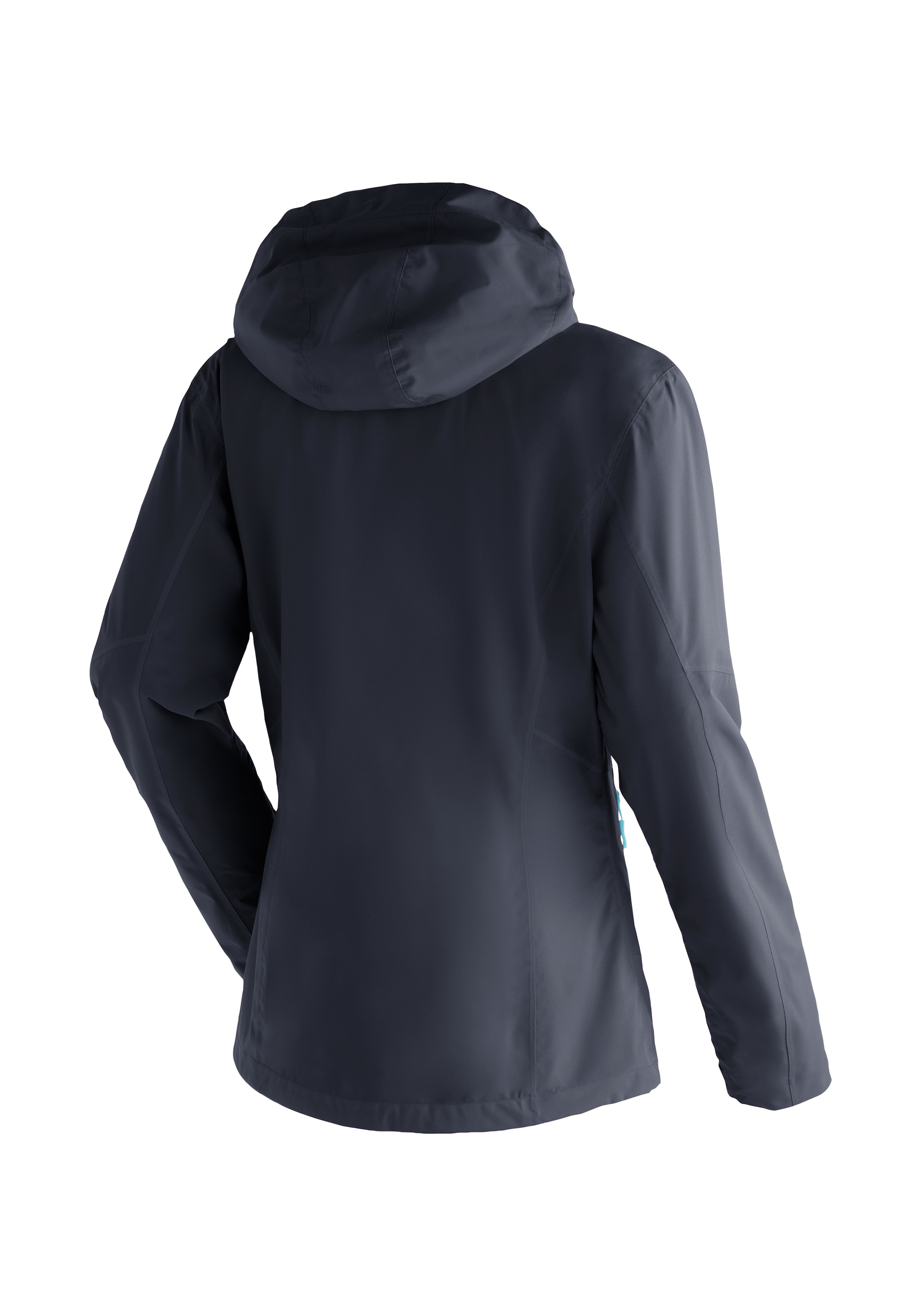 Maier Sports Outdoorjacke »Metor rec W«, Damen Regenjacke wasserdicht mit Kapuze, 2 Taschen außen, Innentasche