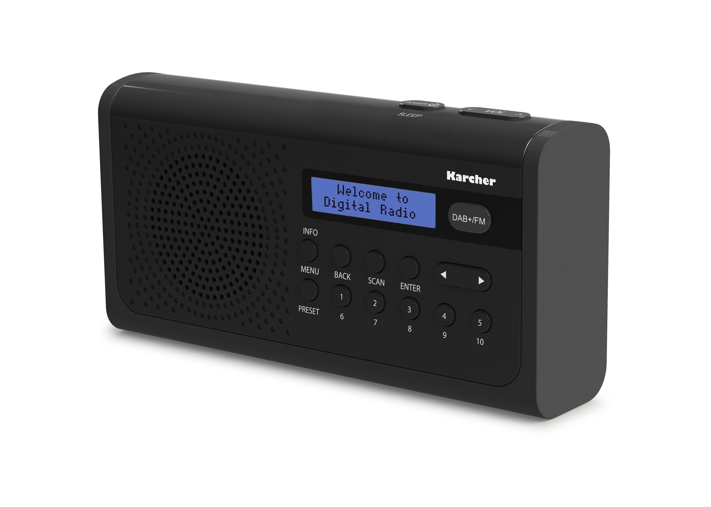 Karcher Digitalradio (DAB+) »DAB 2405«, (Digitalradio