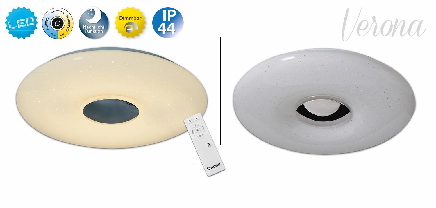 näve LED Deckenleuchte »VERONA«, Leuchtmittel LED-Board | LED fest integriert, LED Deckenlampe