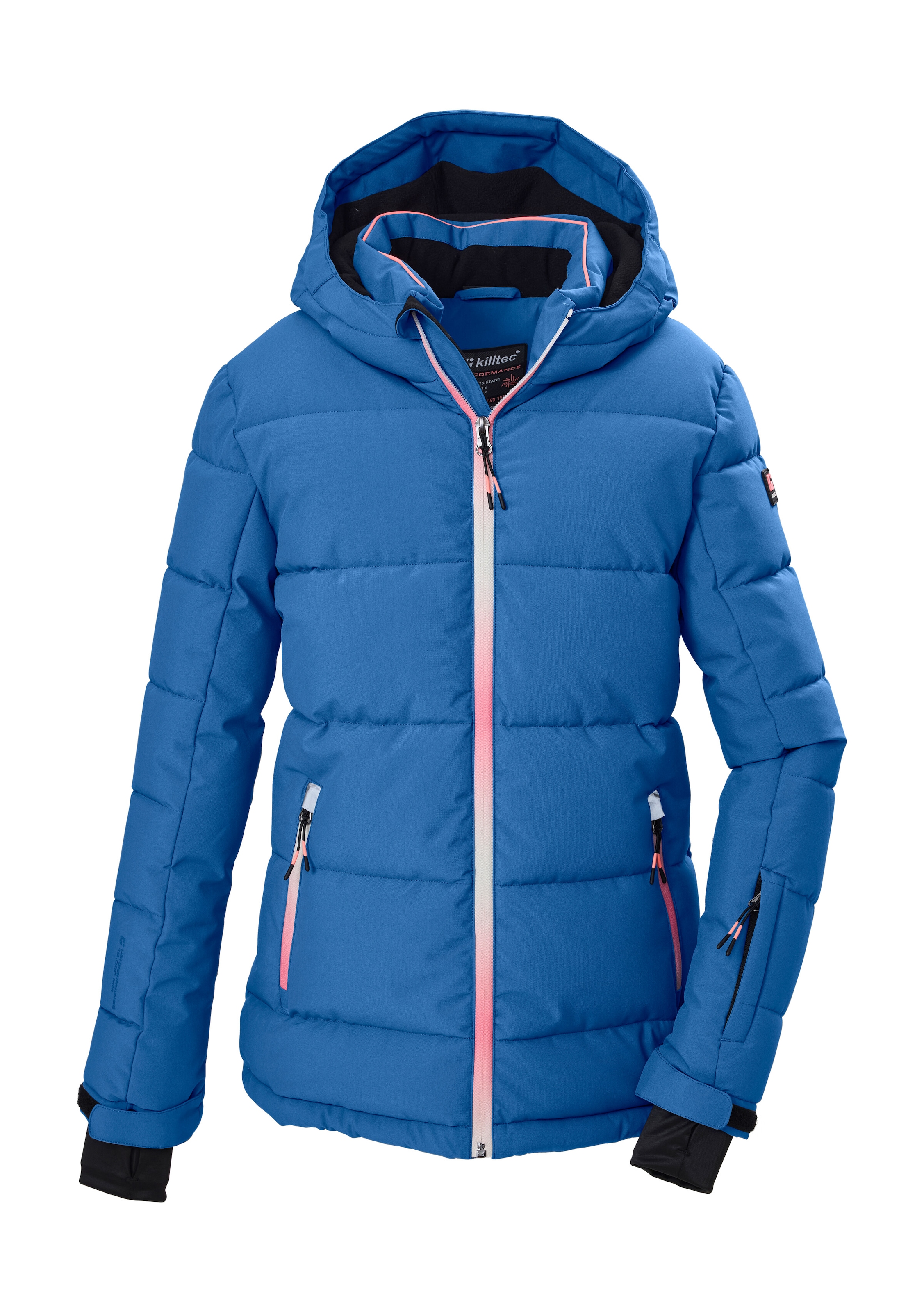 Killtec Skijacke »KSW 186 GRLS SKI JCKT« Winddichte, wasserabweisende Ski-Steppjacke mit Schneefang
