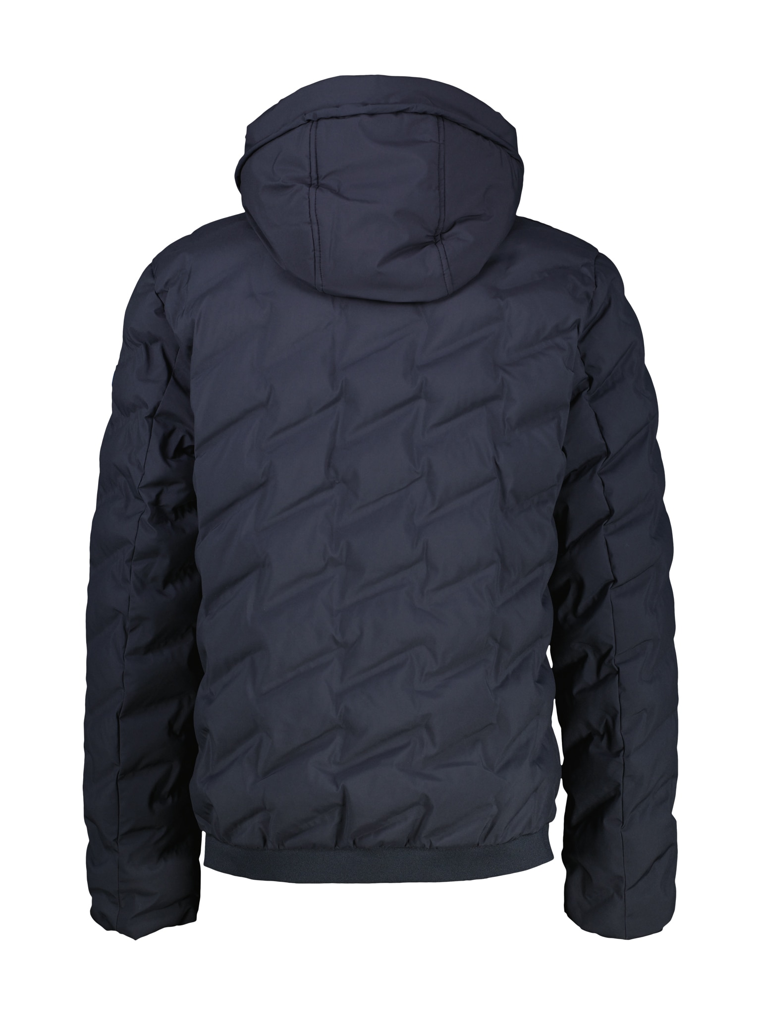 LERROS Winterjacke, mit Kapuze, mit Markenschriftzug am Bund