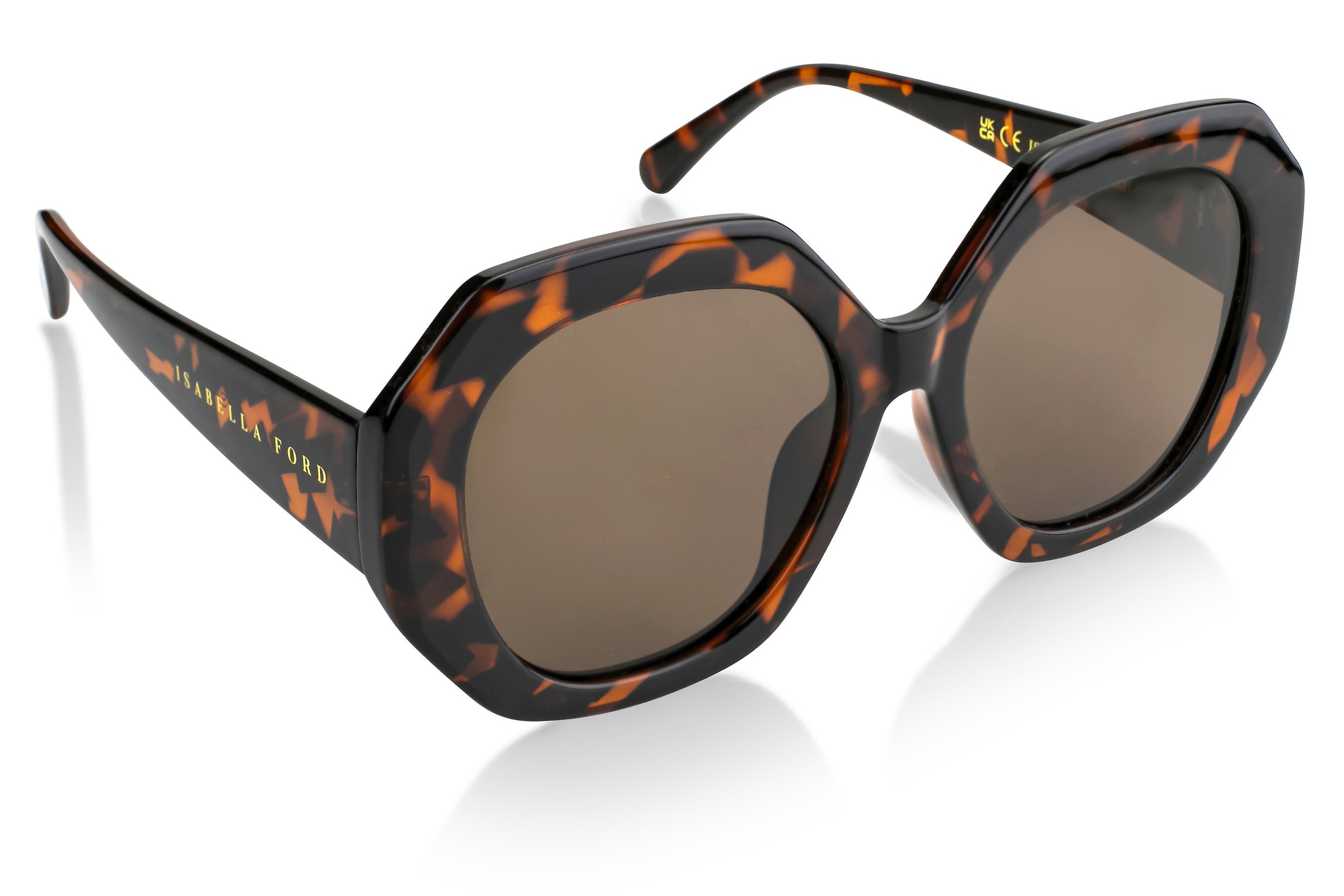 ISABELLA FORD Sonnenbrille »FA15-02« Glas 0,74 mm, polarisierte Gläser, UV400, CAT3.0