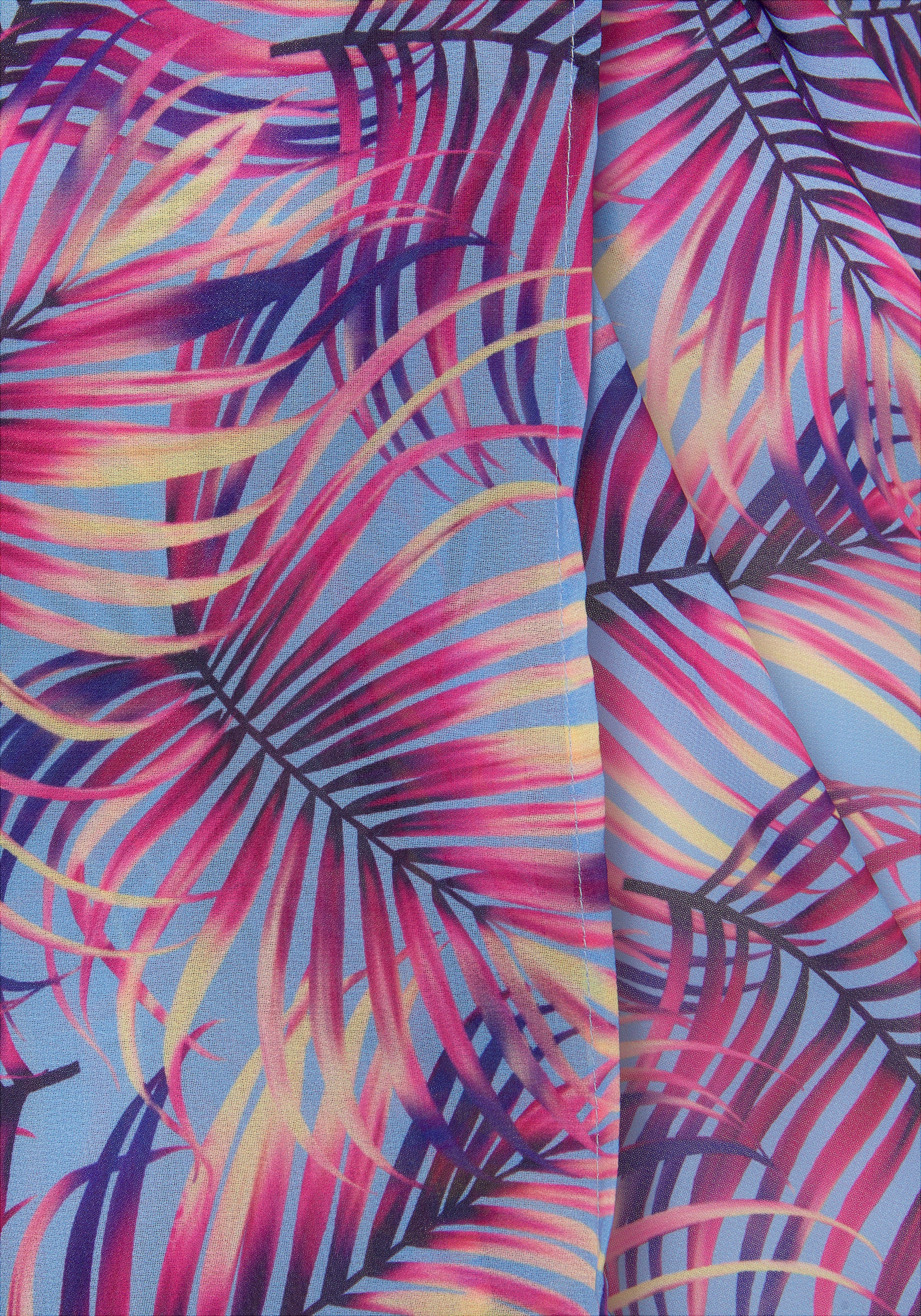 LASCANA Strandrock mit Palmendruck, Cover-Up, Strandmode