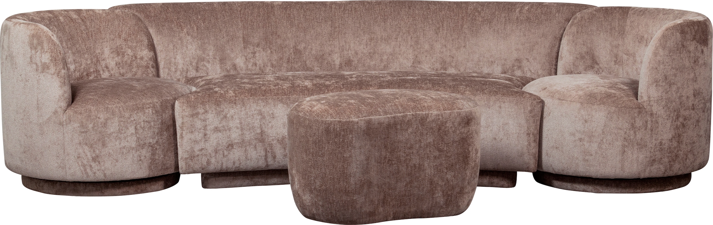 WOOOD Drehsessel »Popular«, frei im Raum stellbar, H 72 cm x B 81 cm
