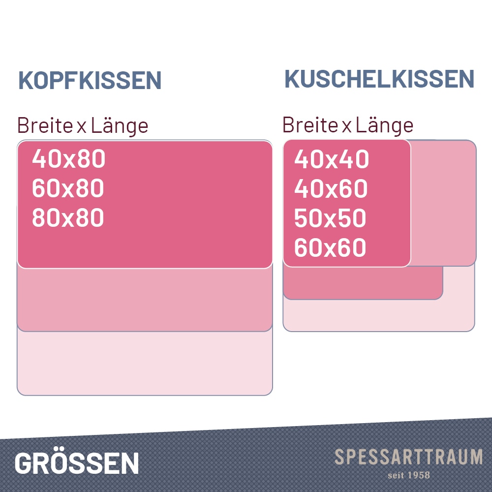 SPESSARTTRAUM 3-Kammer-Kopfkissen »Exklusiv«, Füllung: 90% Daunen / 10% Federn (Außenkammern) und 100% Federn (Innenkammer), Bezug: feiner Daunenbatist, 100% Baumwolle, (1 St.), Kissen vom Hohenstein Institute ausgezeichnet