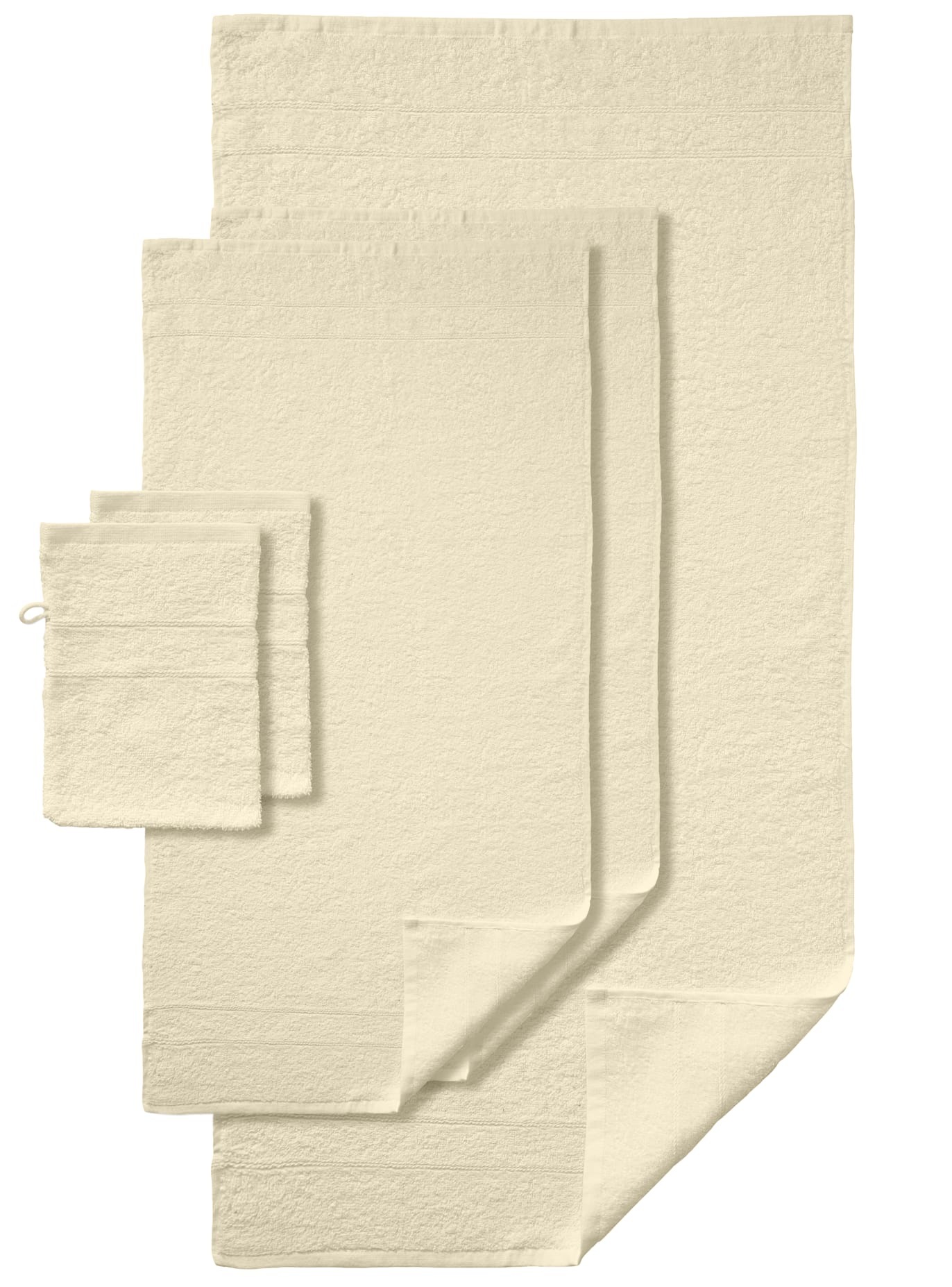 wäschepur Handtuch, (4 St.)