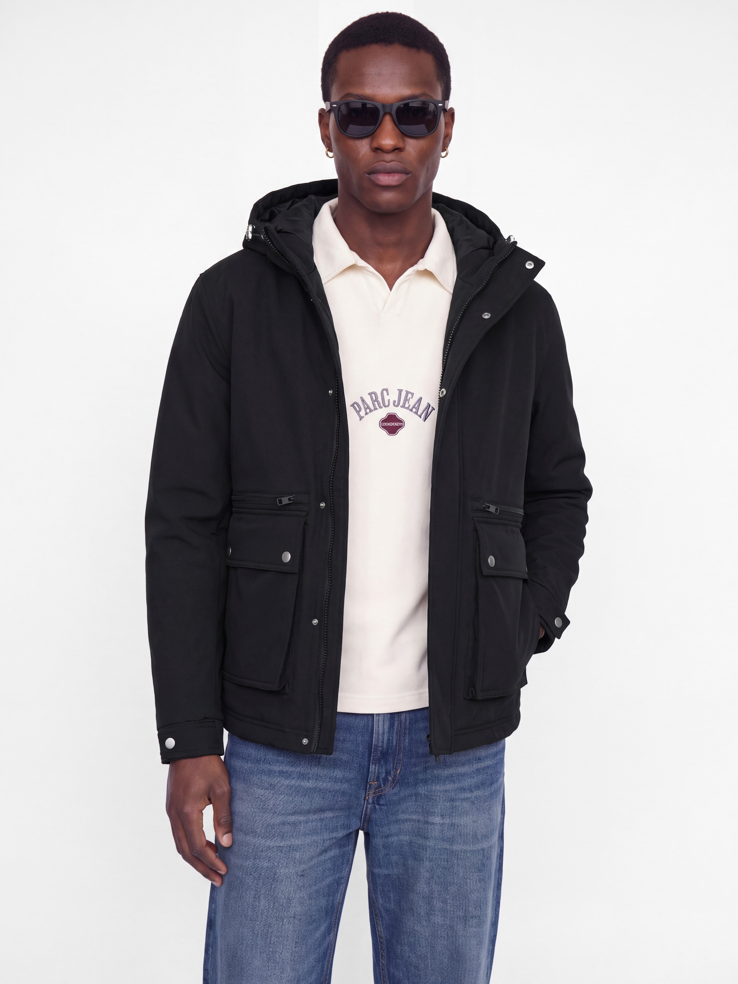 Jack & Jones Parka »JJEWOLF PARKA JACKET NOOS« mit Kapuze Kunstfaser, regular fit