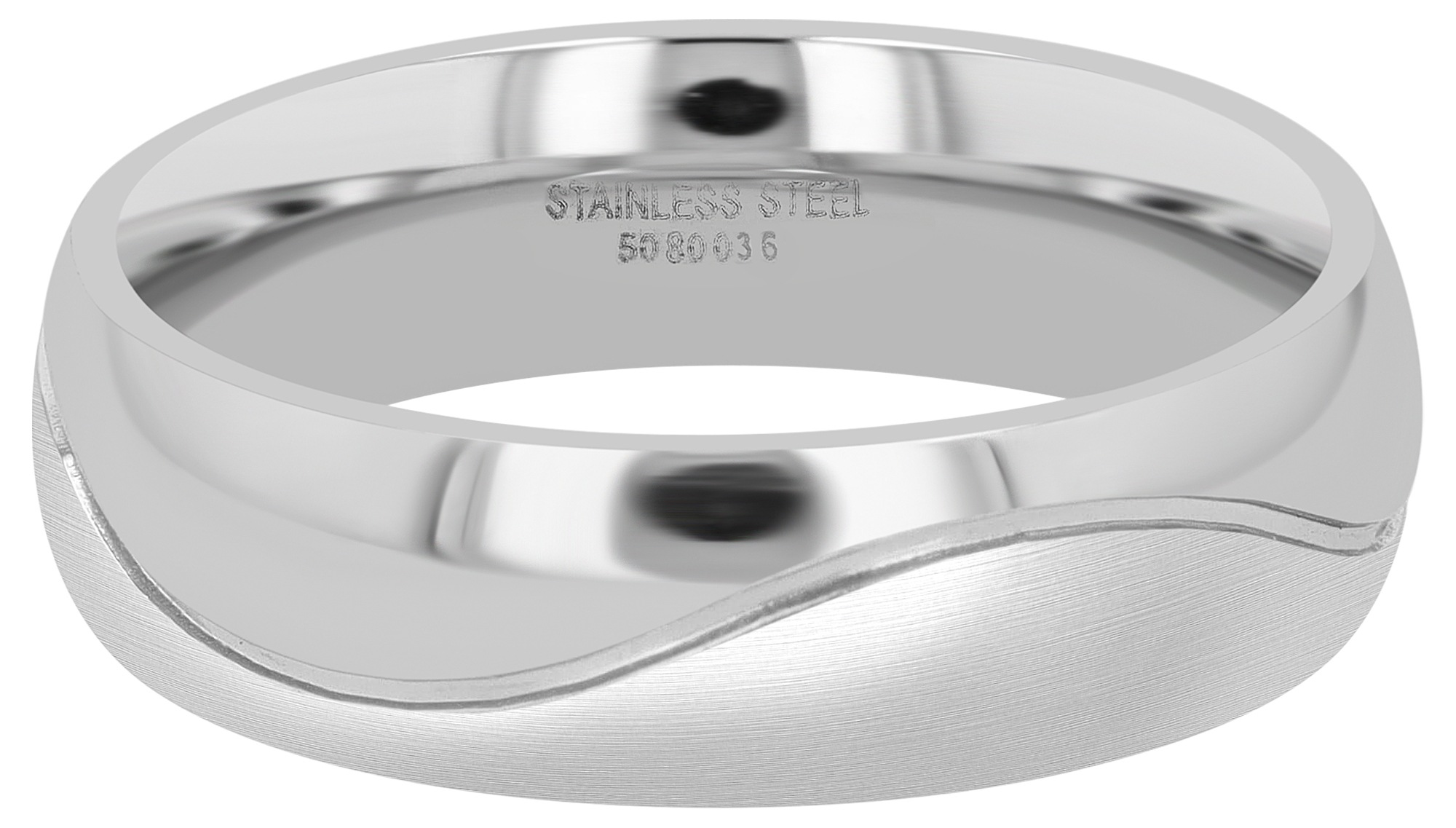 Adelia´s Fingerring »Herren Ring aus Edelstahl«