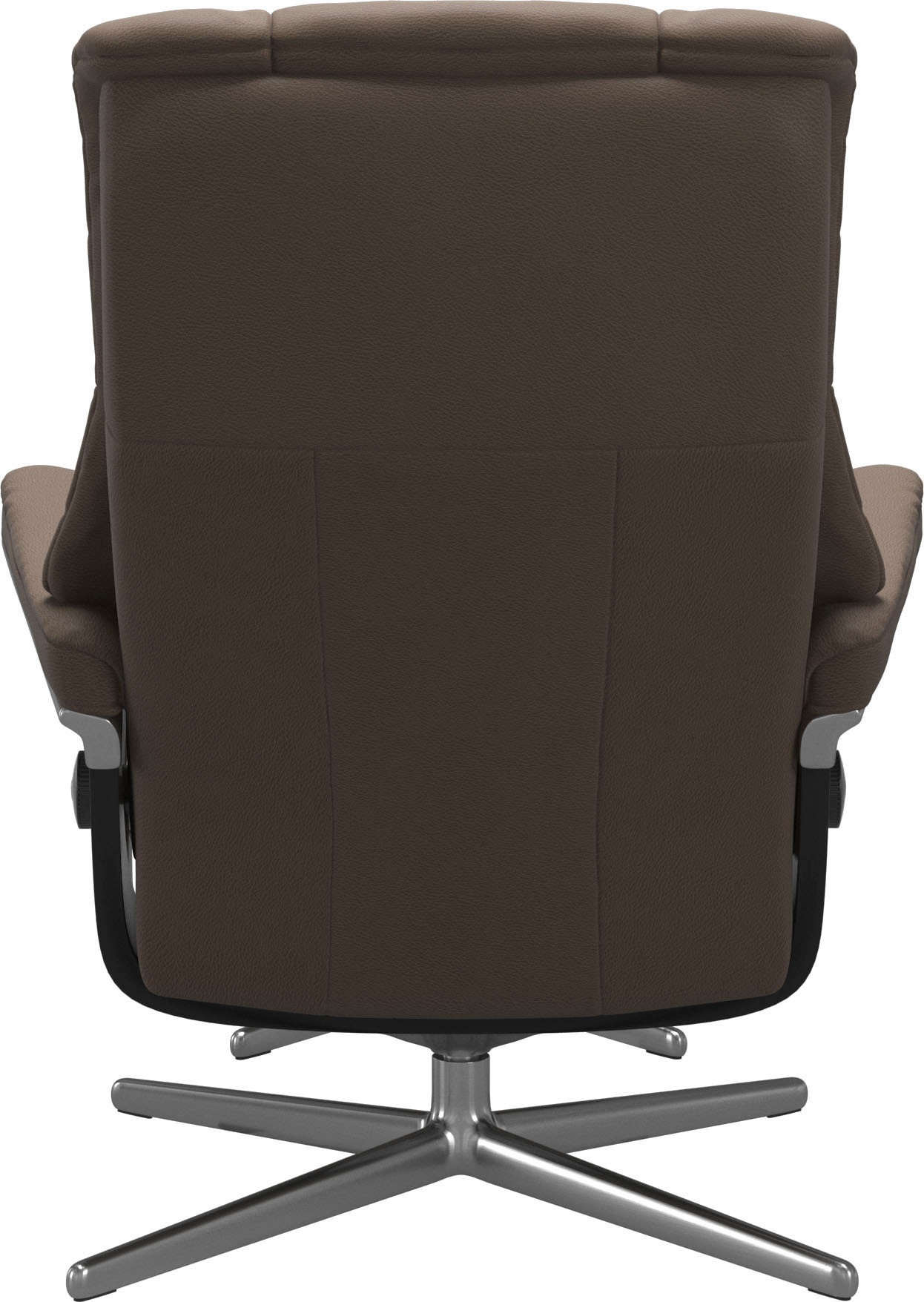 Stressless® Relaxsessel »Mayfair«, (Set, Relaxsessel mit Hocker), mit Hocker, mit Cross Base, Größe S, M & L, Holzakzent Schwarz
