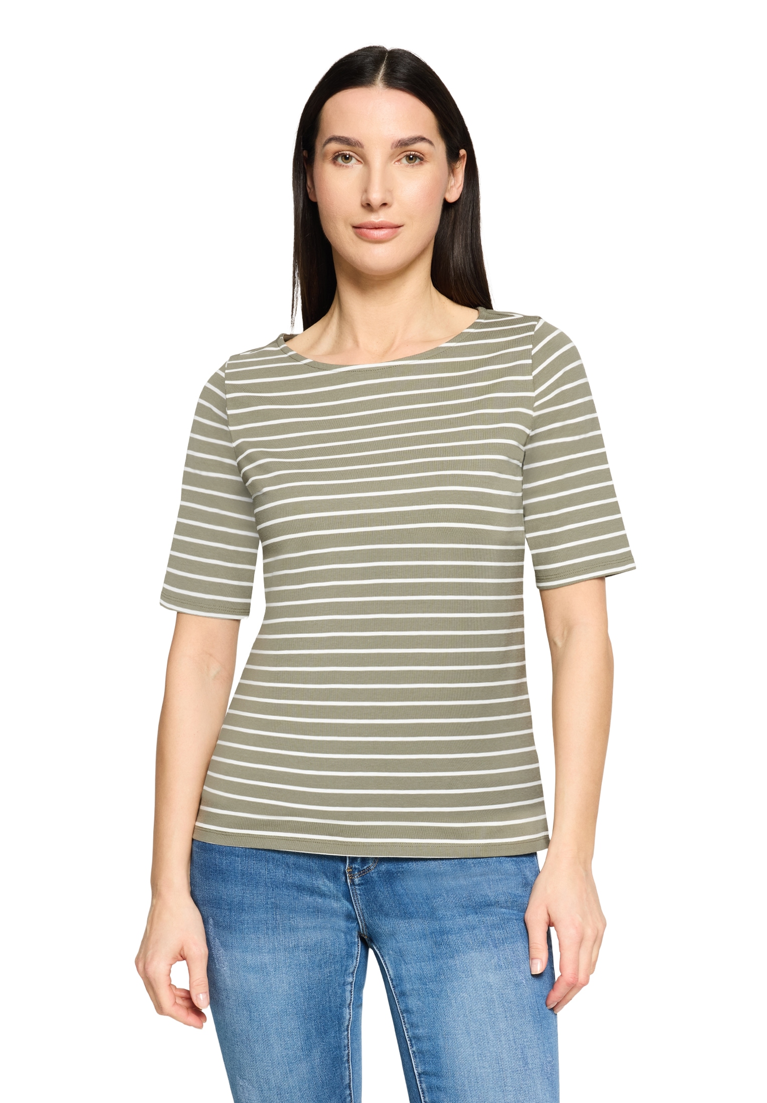 Betty Barclay 3/4-Arm-Shirt »Ringelshirt mit U-Boot-Ausschnitt«