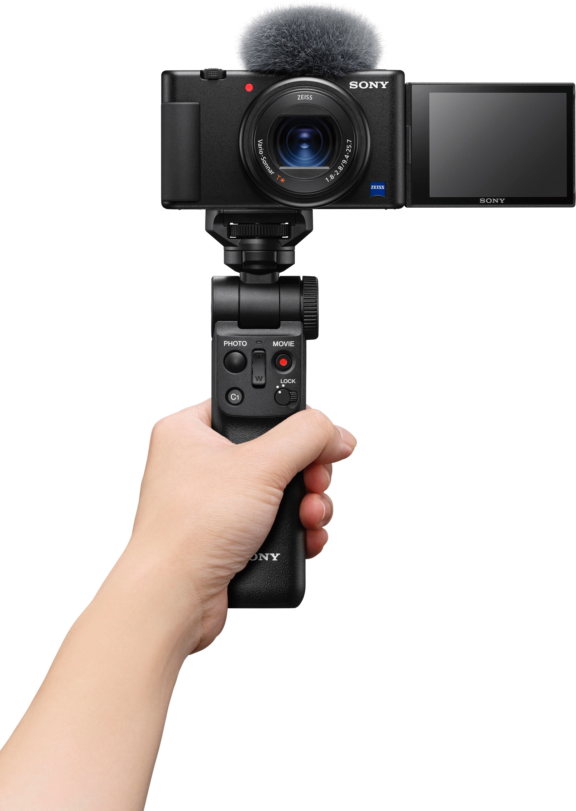 Sony Kompaktkamera »Vlog-Kamera ZV-1«, (WiFi) 20,1 MP, bei Bluetooth-WLAN